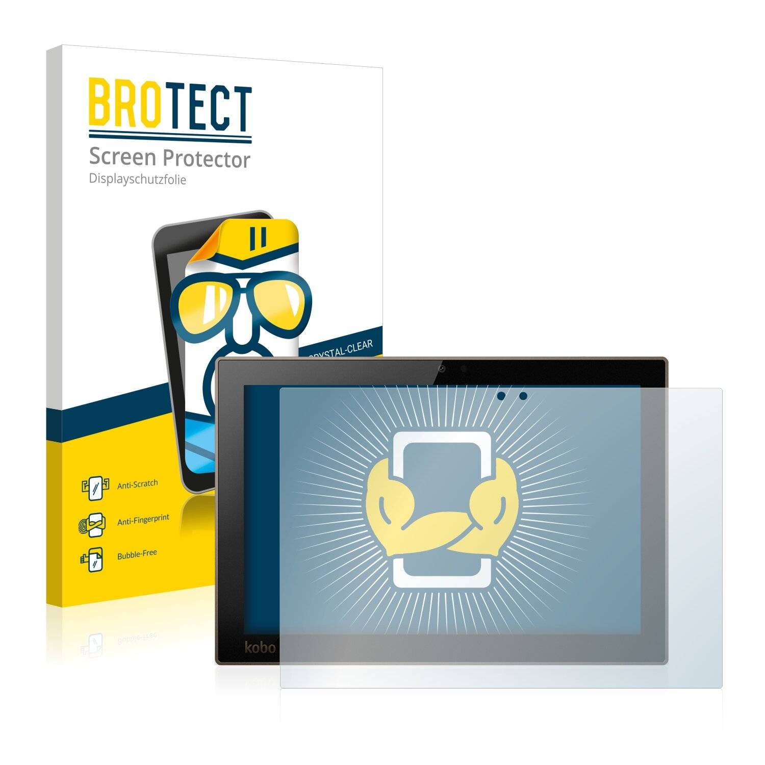 2x BROTECT HD-Clear Displayschutzfolie für Kobo Arc