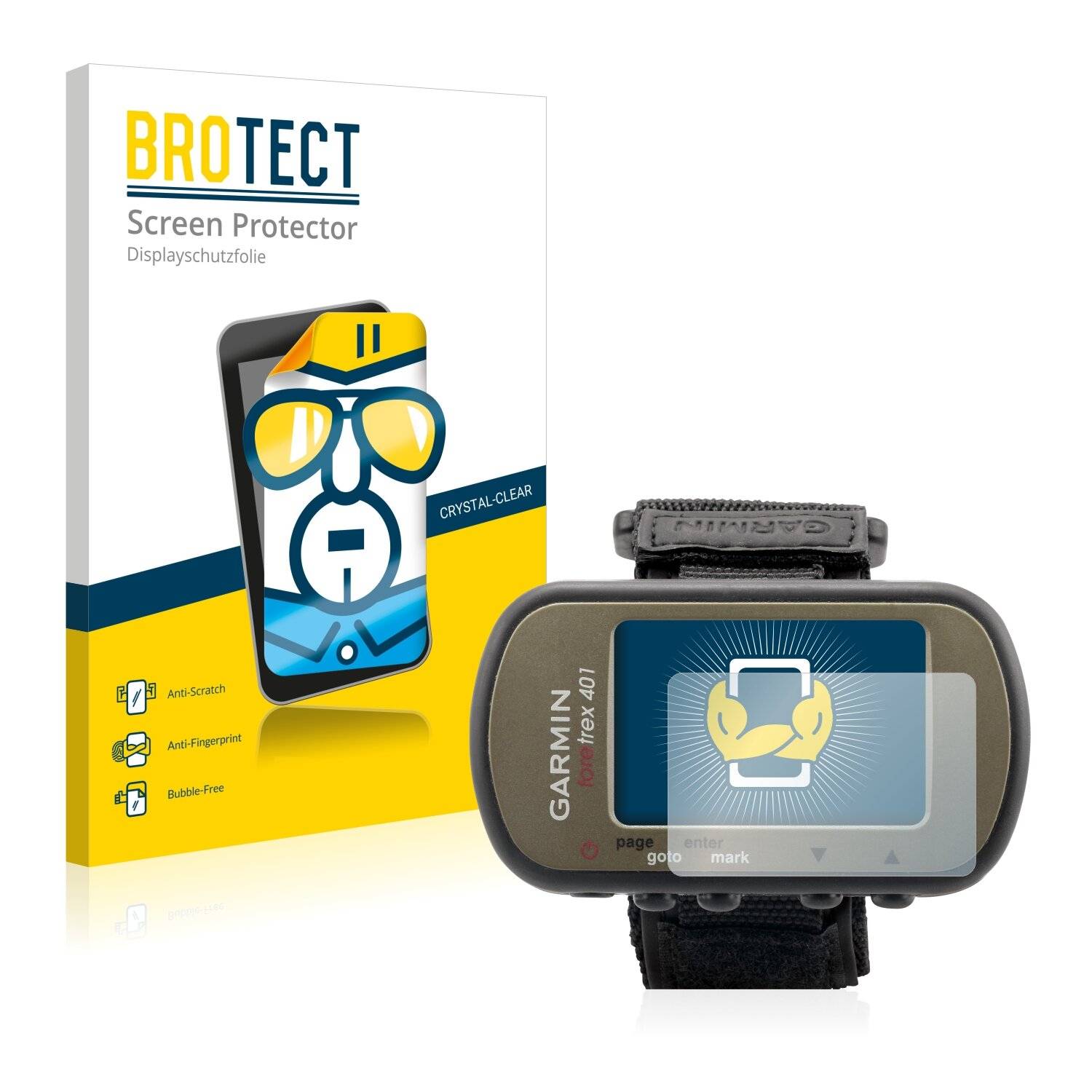 2x BROTECT HD-Clear Displayschutzfolie für Garmin Foretrex