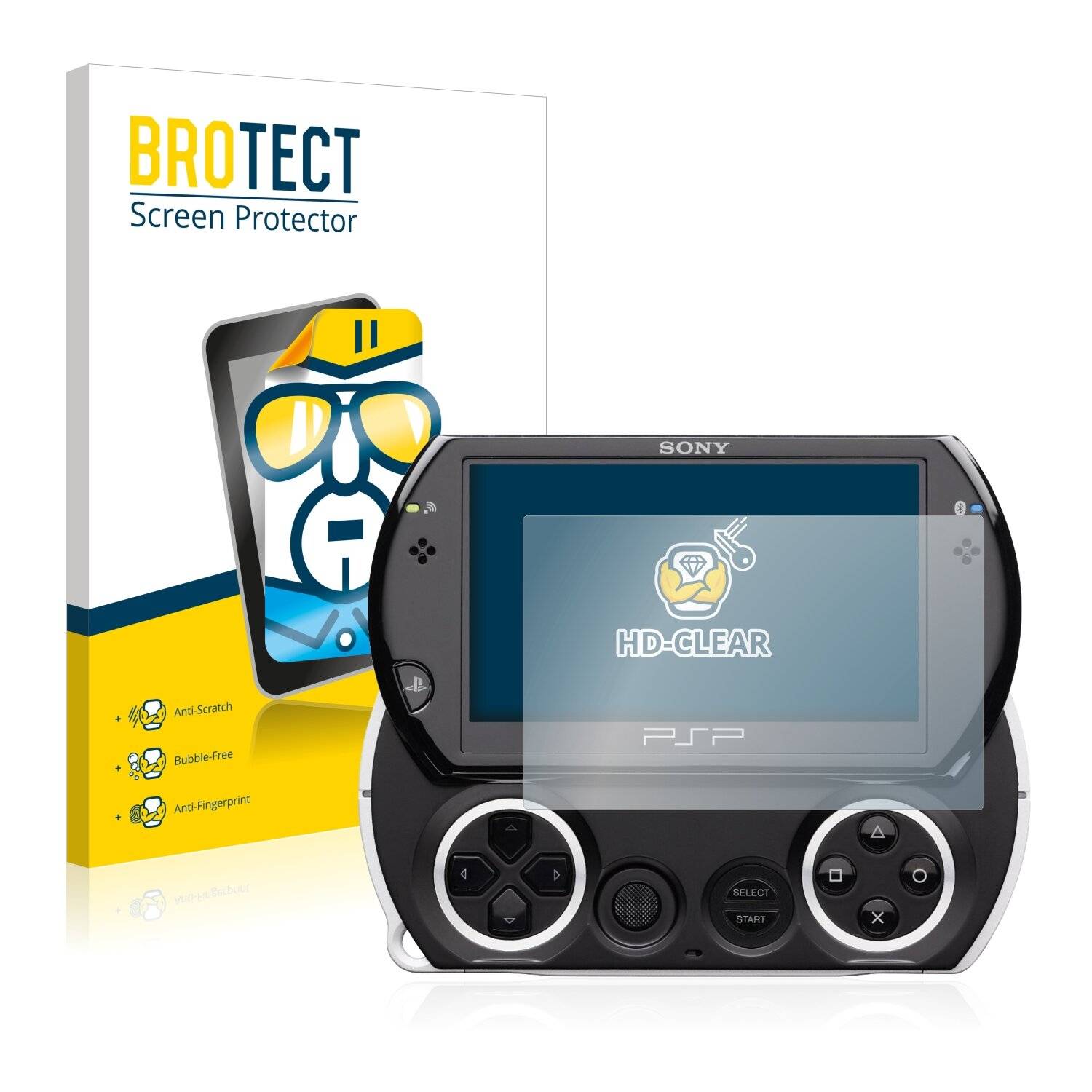 2x BROTECT HD-Clear Displayschutzfolie für Sony PSP