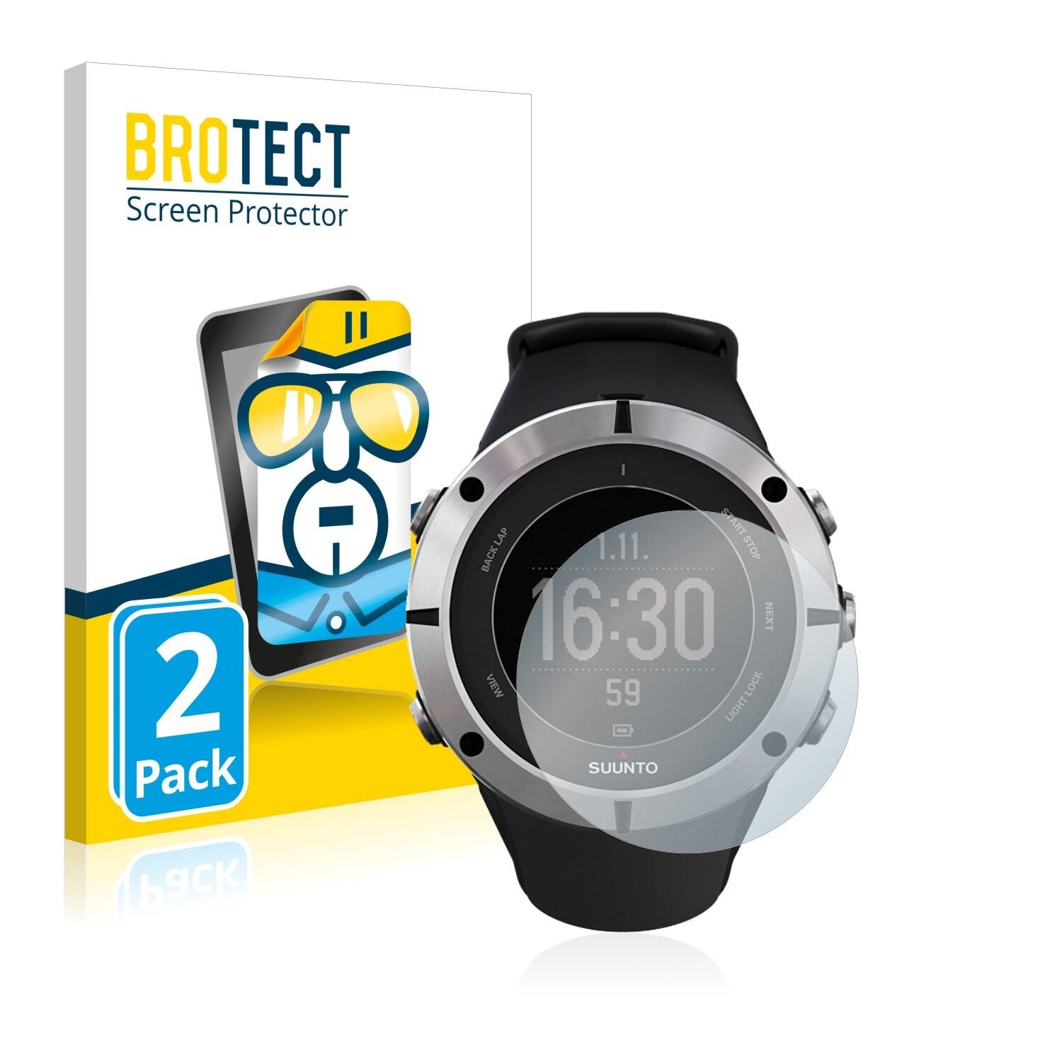 2x BROTECT HD-Clear Displayschutzfolie für Suunto
