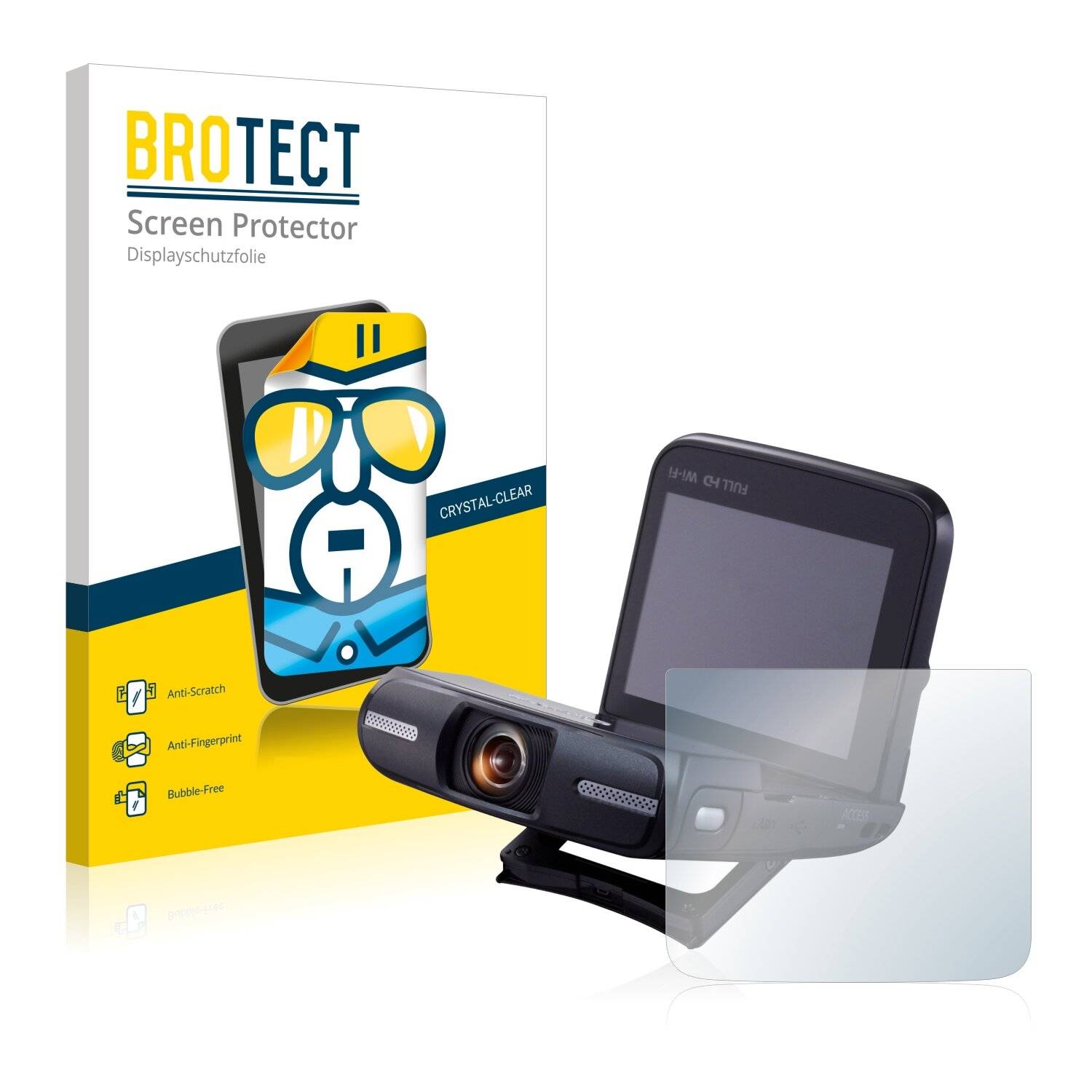 2x BROTECT HD-Clear Displayschutzfolie für Canon Legria