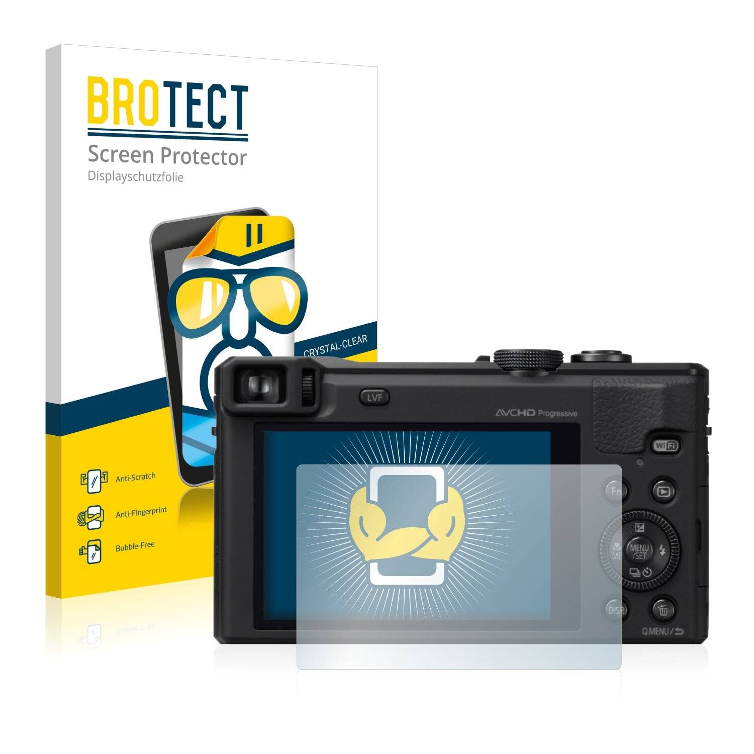2x BROTECT HD-Clear Displayschutzfolie für Panasonic Lumix
