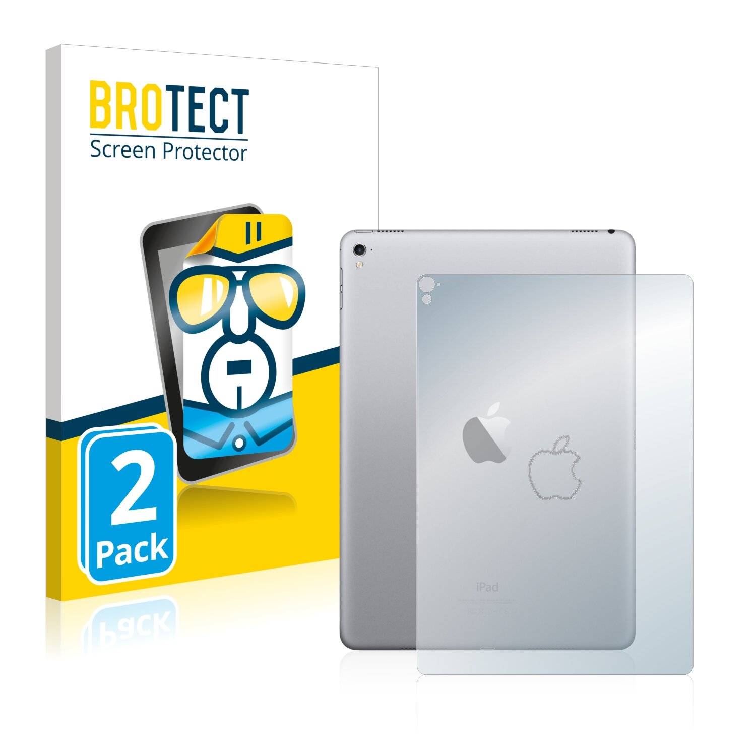 2x BROTECT HD-Clear Displayschutzfolie für Apple iPad Pro 9.7 2016