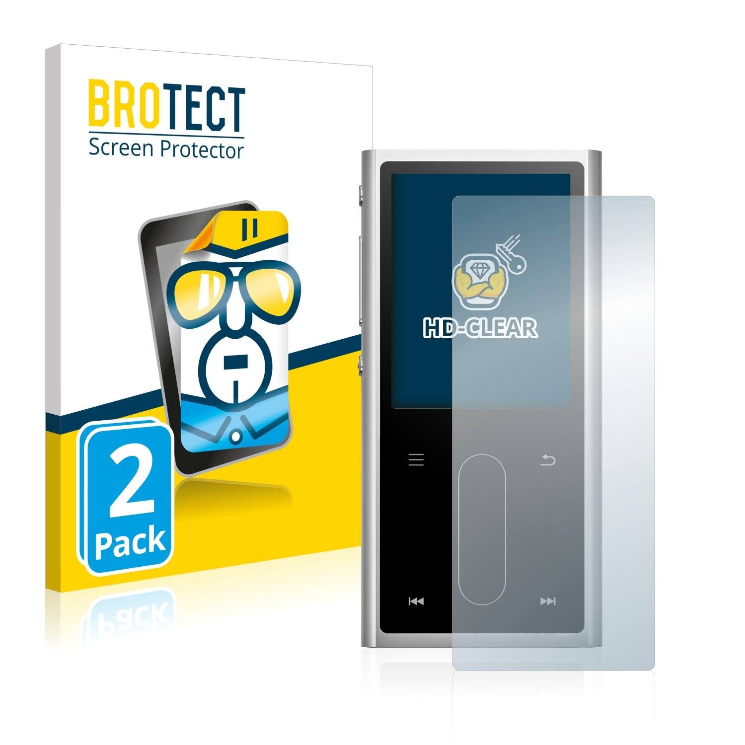 2x BROTECT HD-Clear Displayschutzfolie für FiiO