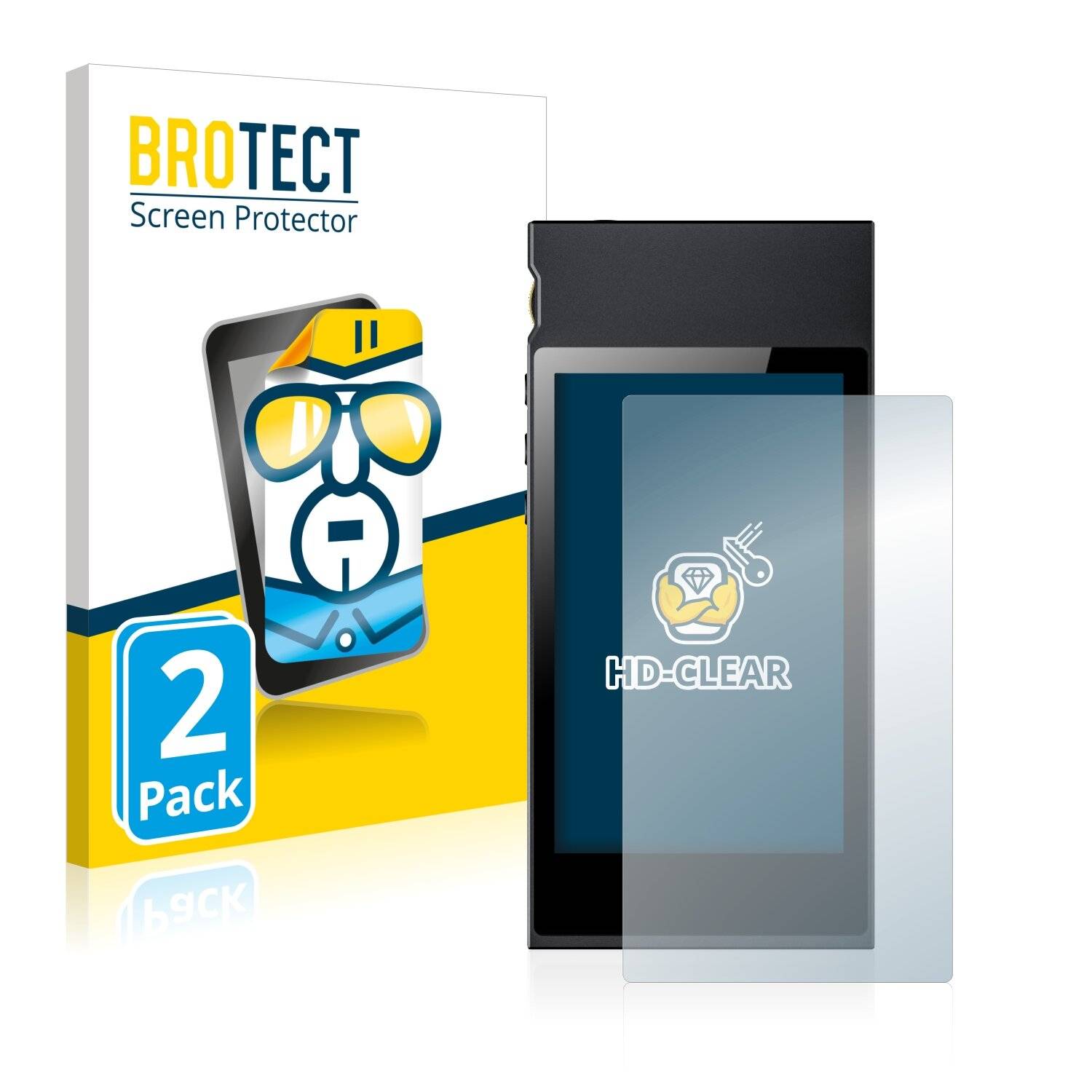 2x BROTECT HD-Clear Displayschutzfolie für FiiO