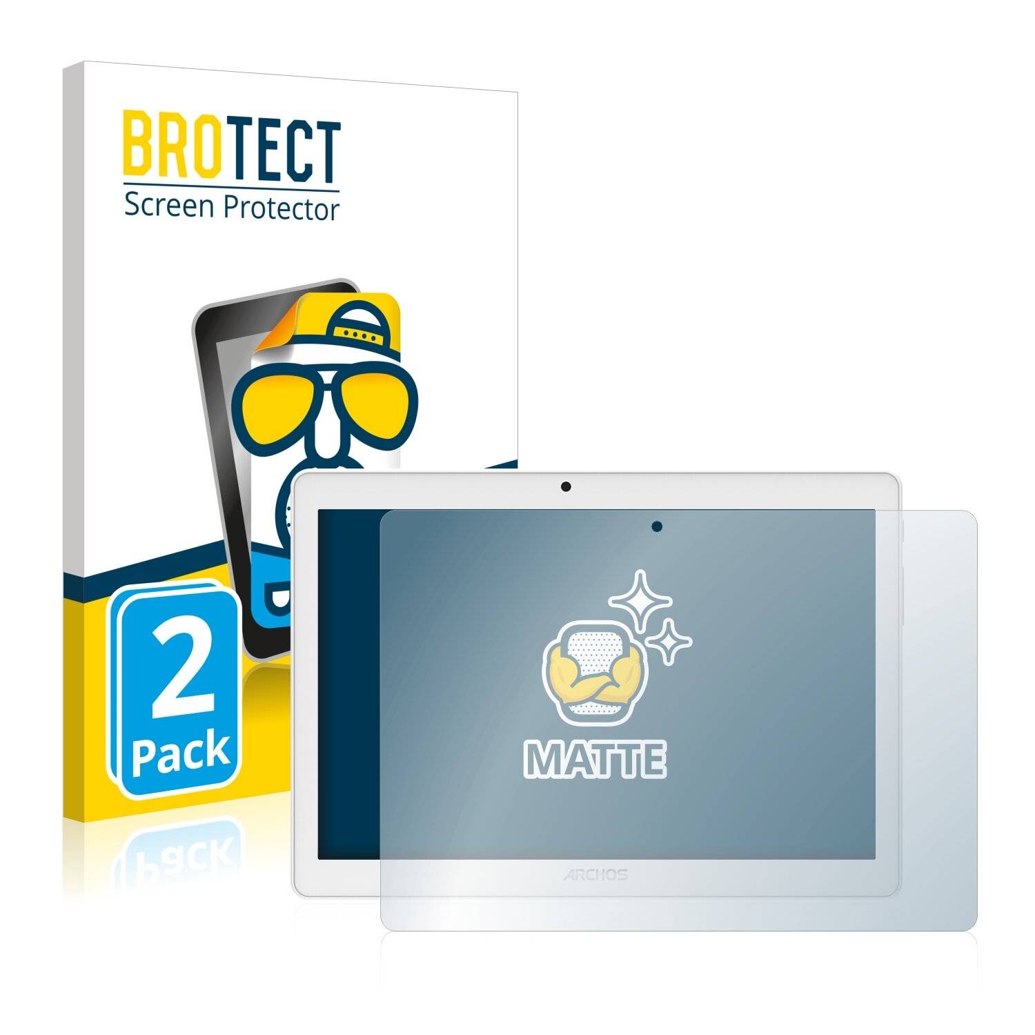 2x BROTECT Matte Displayschutzfolie für Archos Oxygen 101 4G - Entspiegelt,