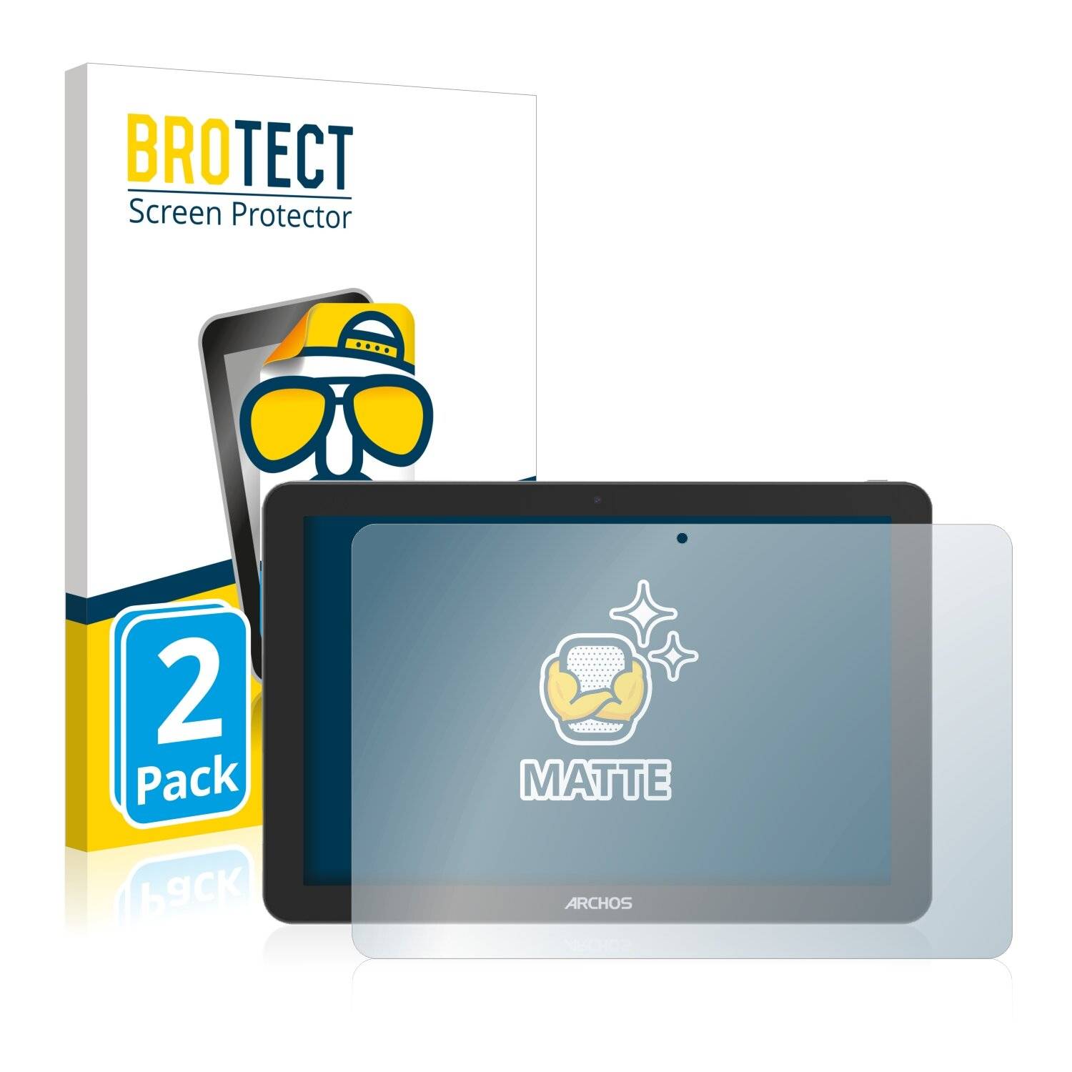 2x BROTECT Matte Displayschutzfolie für Archos Core 101 3G Ultra - Entspiegelt,