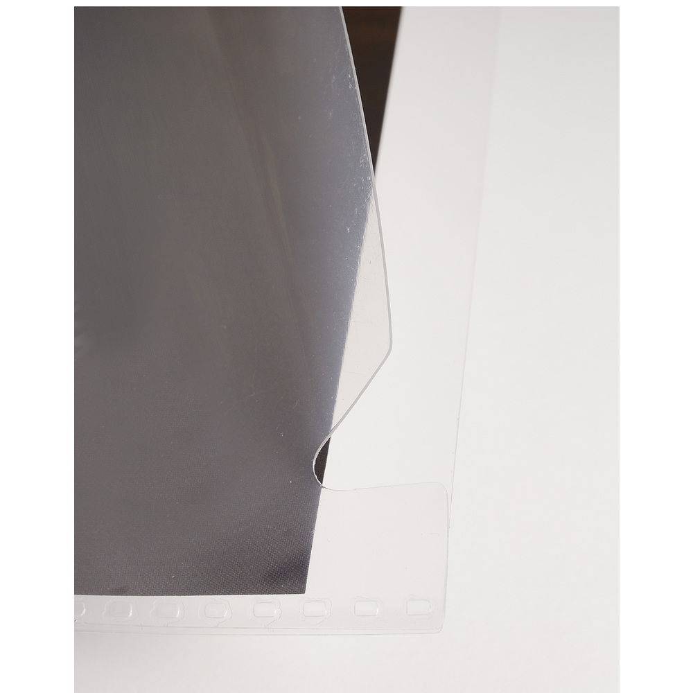 Exacompta 10x Pack 10 Aktensichthüllen PP 200µ +Einkerbung A4 Kristall 58201E