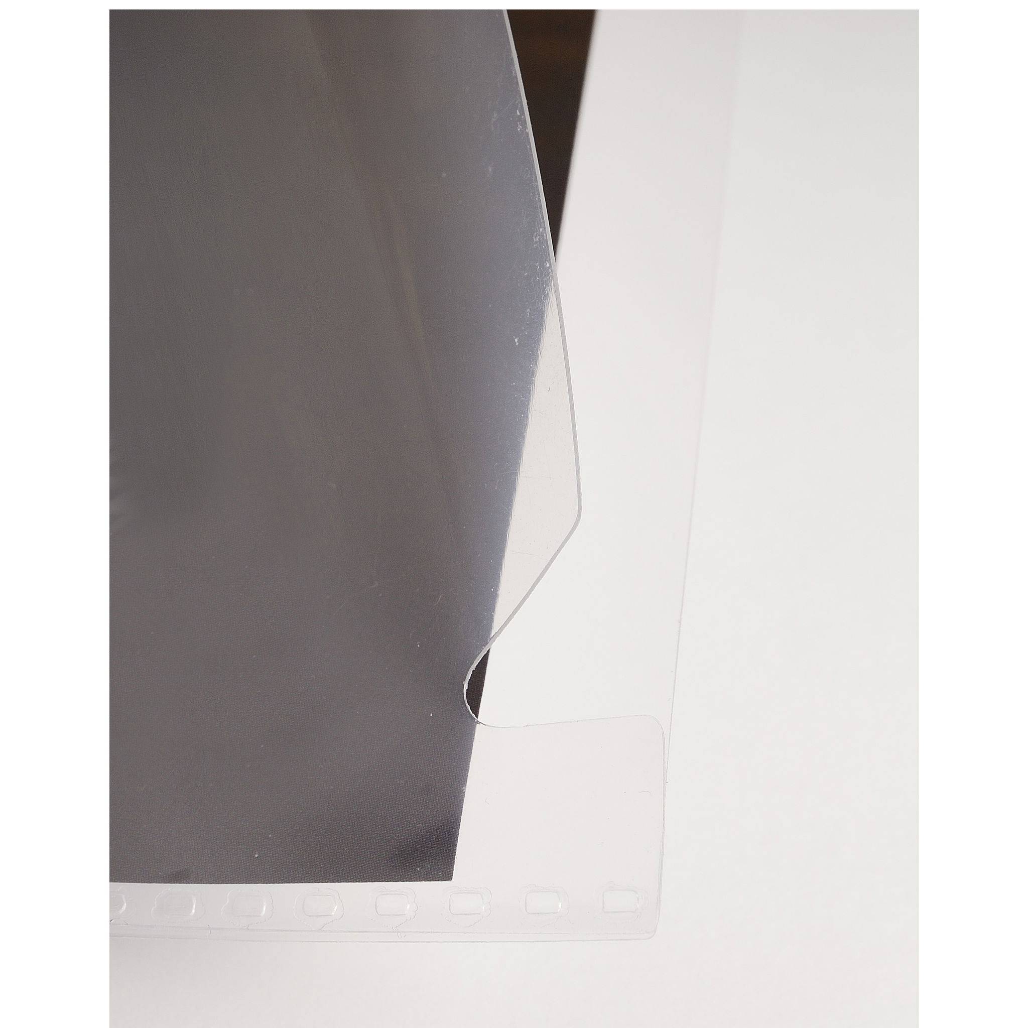 Exacompta 10x Pack 10 Aktensichthüllen PP 200µ +Einkerbung A4 Kristall 58201E