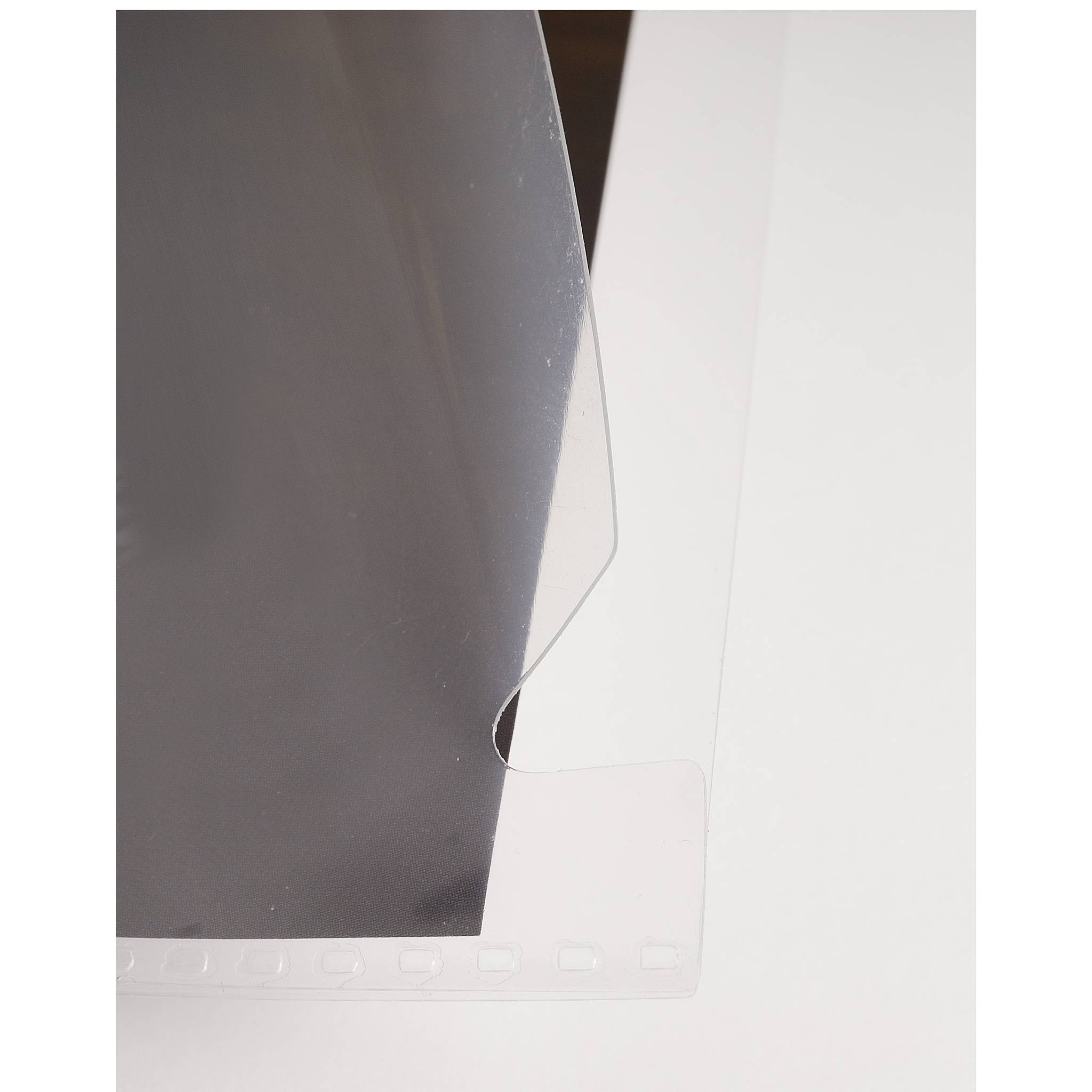 Exacompta 10x Pack 10 Aktensichthüllen PP 200µ +Einkerbung A4 Kristall 58201E