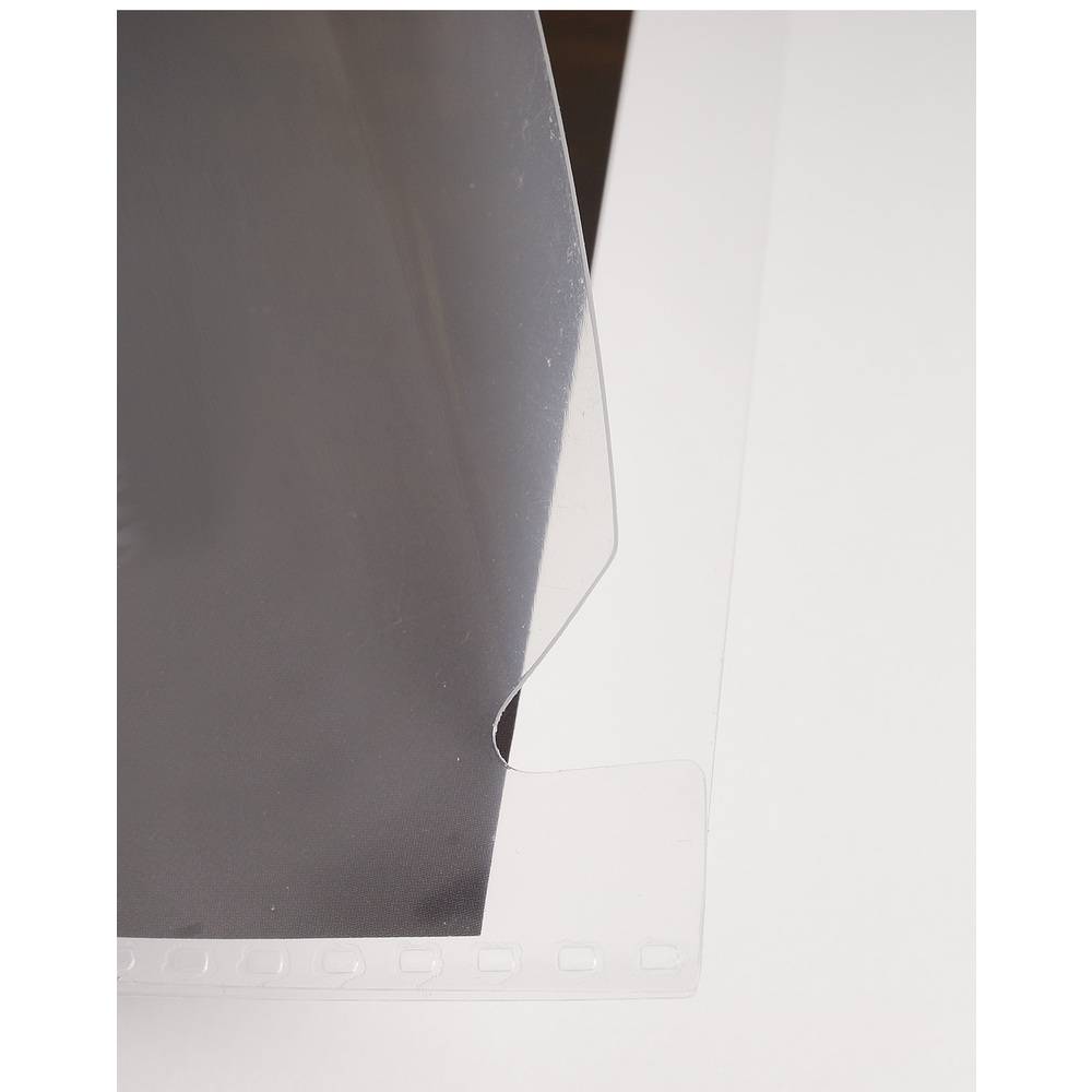 Exacompta 10x Pack 10 Aktensichthüllen PP 200µ +Einkerbung A4 Kristall 58201E