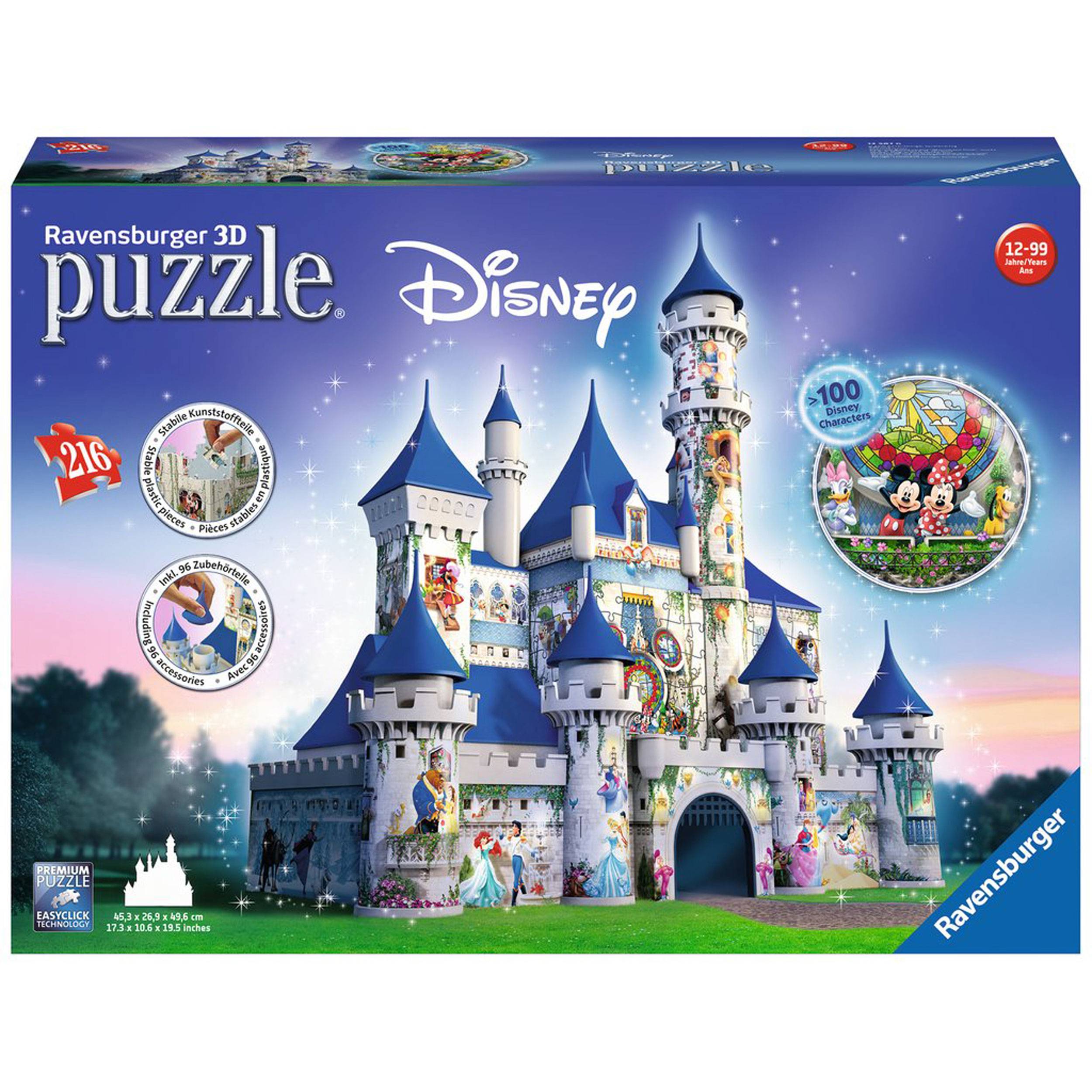 RAVENSBURGER 3D-PUZZLE, WALT DISNEY SCHLOSS