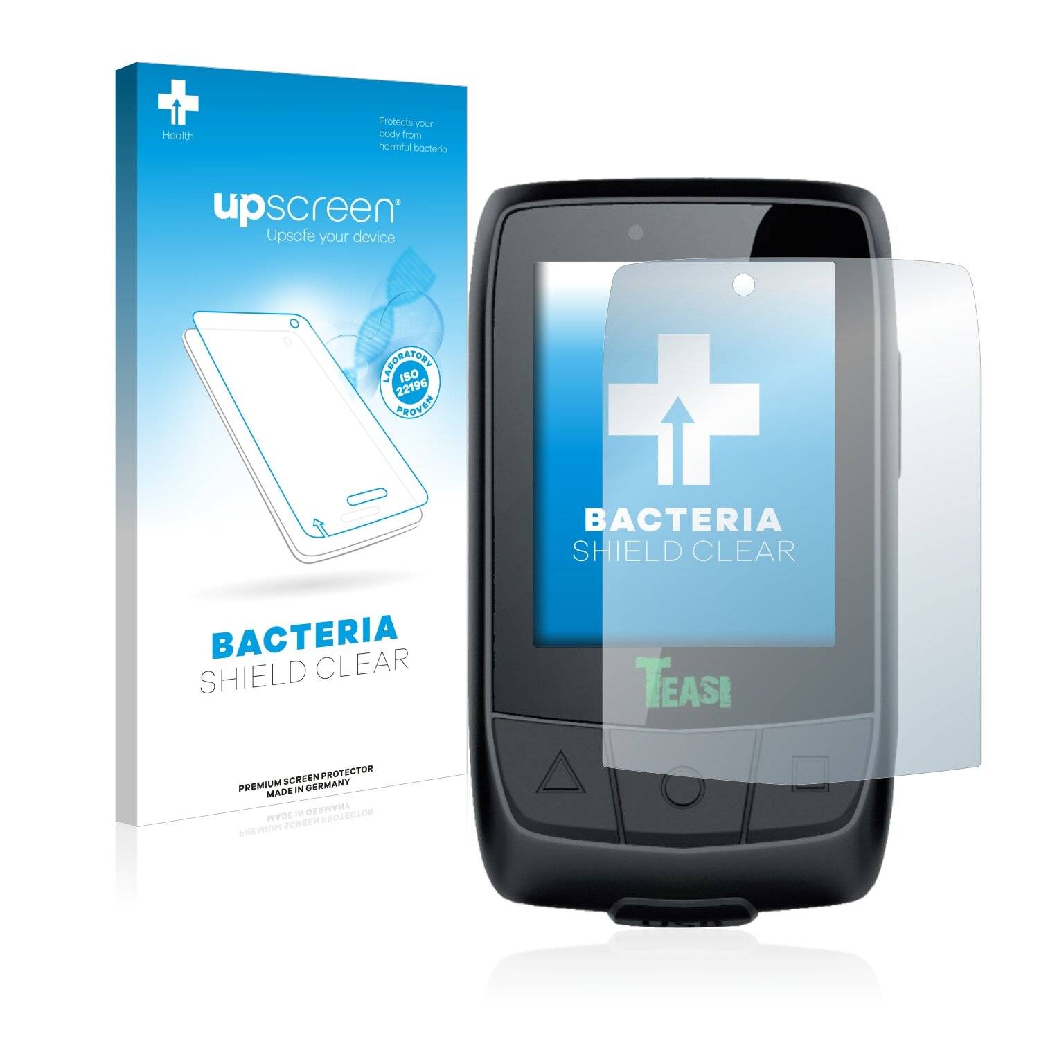 upscreen Bacteria Shield Clear Premium Antibakterielle Displayschutzfolie für A-Rival Teasi