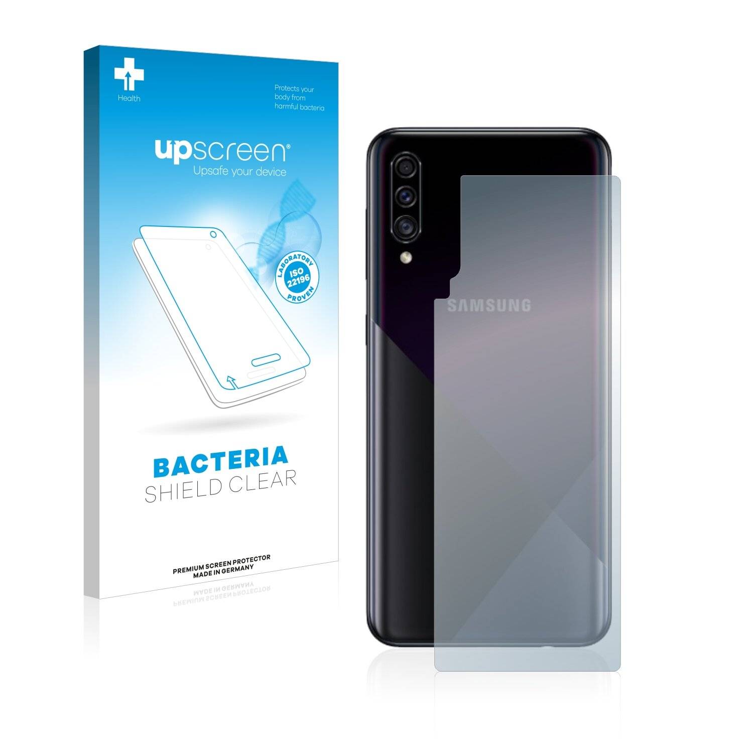 upscreen Bacteria Shield Clear Premium Antibakterielle Displayschutzfolie für Samsung Galaxy