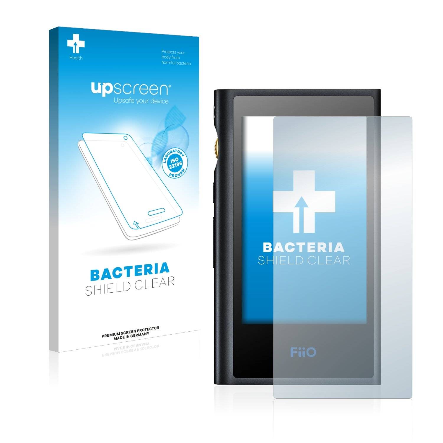 upscreen Bacteria Shield Clear Premium Antibakterielle Displayschutzfolie für FiiO