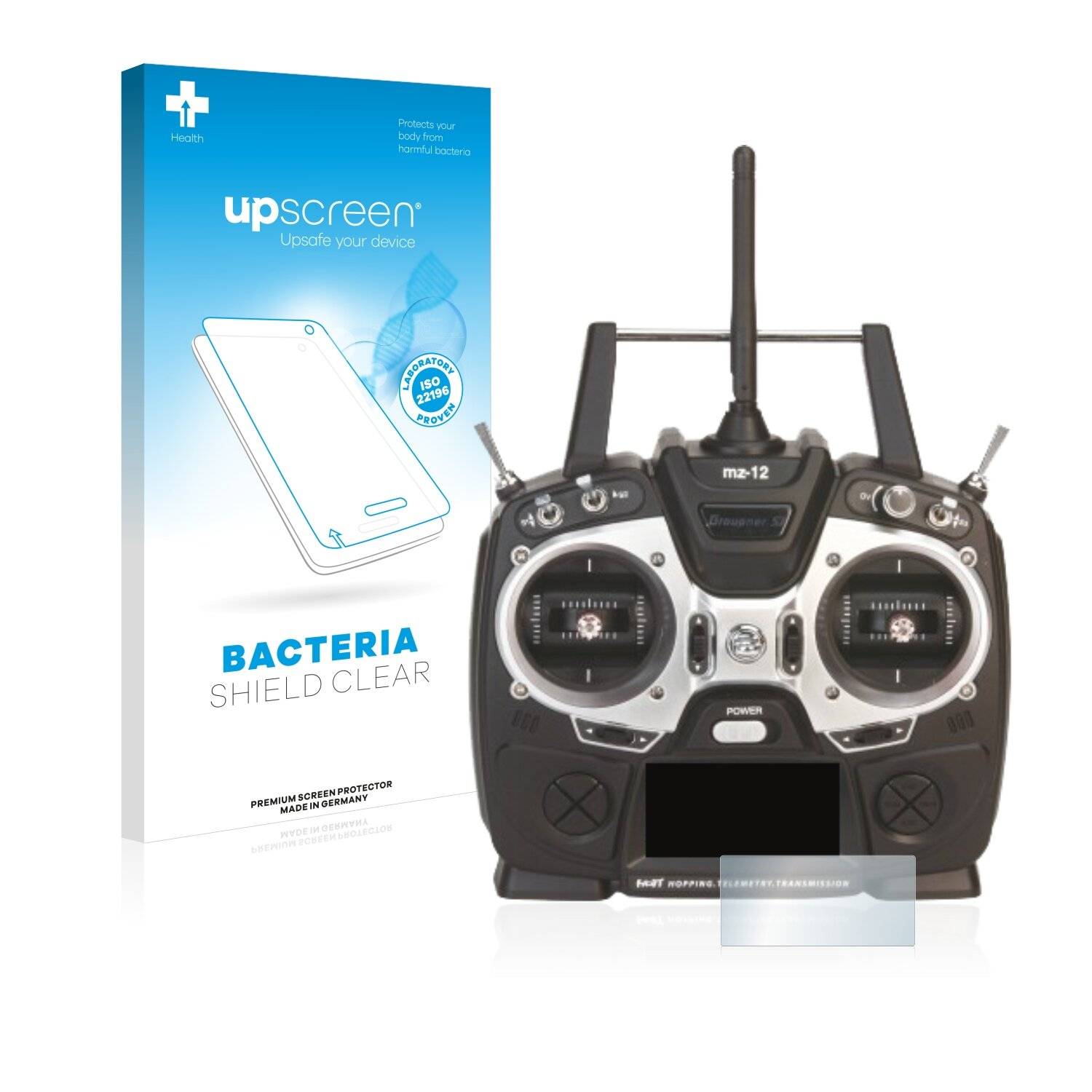 upscreen Bacteria Shield Clear Premium Antibakterielle Displayschutzfolie für Graupner