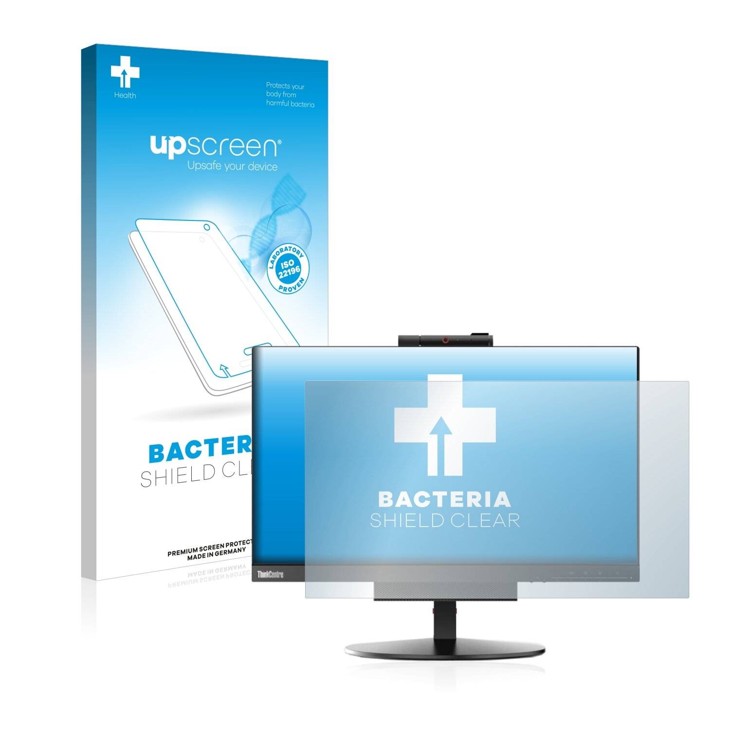 upscreen Bacteria Shield Clear Premium Antibakterielle Displayschutzfolie für Lenovo