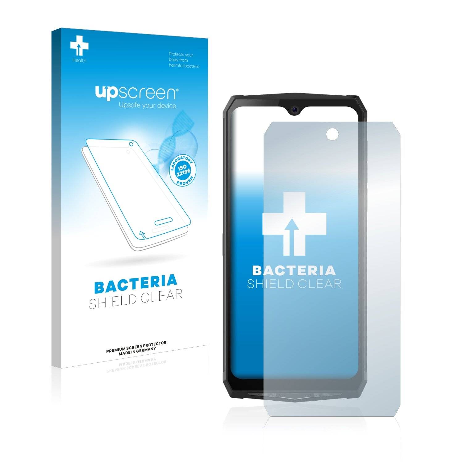 upscreen Bacteria Shield Clear Premium Antibakterielle Displayschutzfolie für Blackview