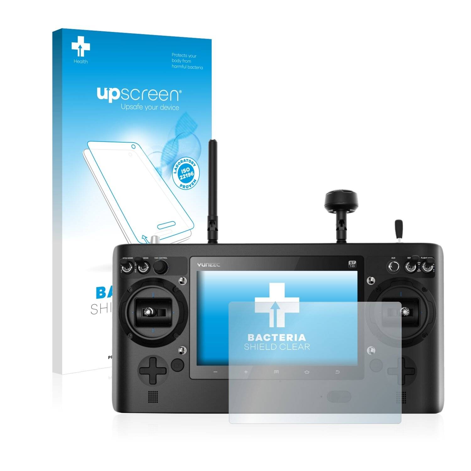 upscreen Bacteria Shield Clear Premium Antibakterielle Displayschutzfolie für Yuneec