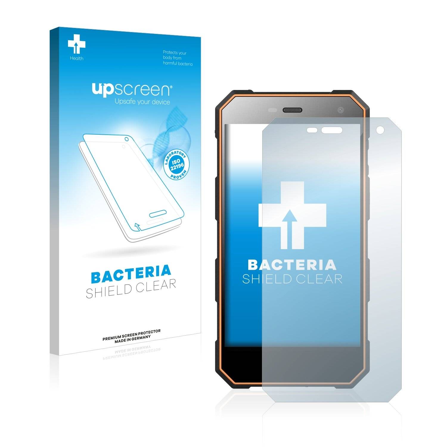 upscreen Bacteria Shield Clear Premium Antibakterielle Displayschutzfolie für Nomu