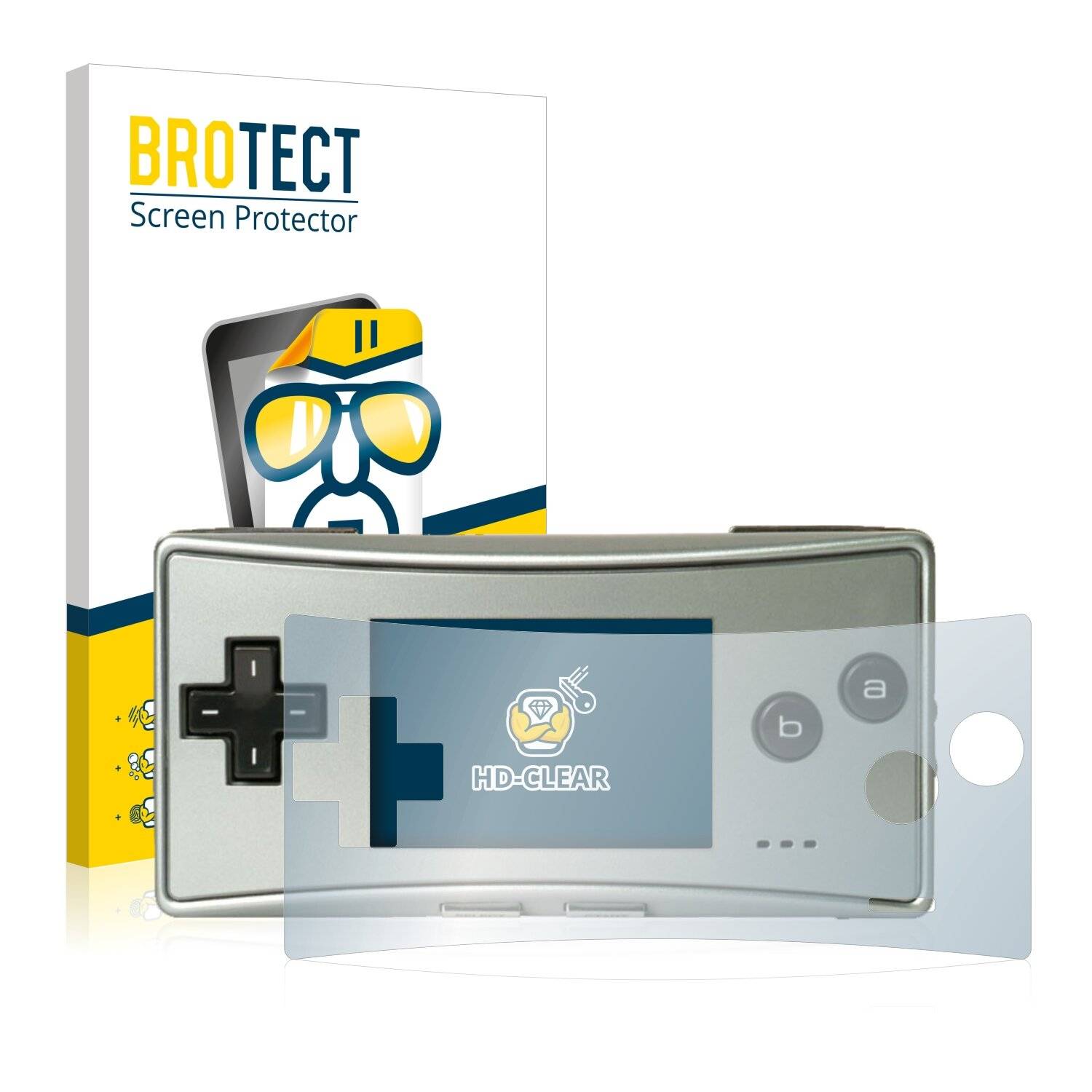 2x BROTECT HD-Clear Displayschutzfolie für Nintendo Gameboy
