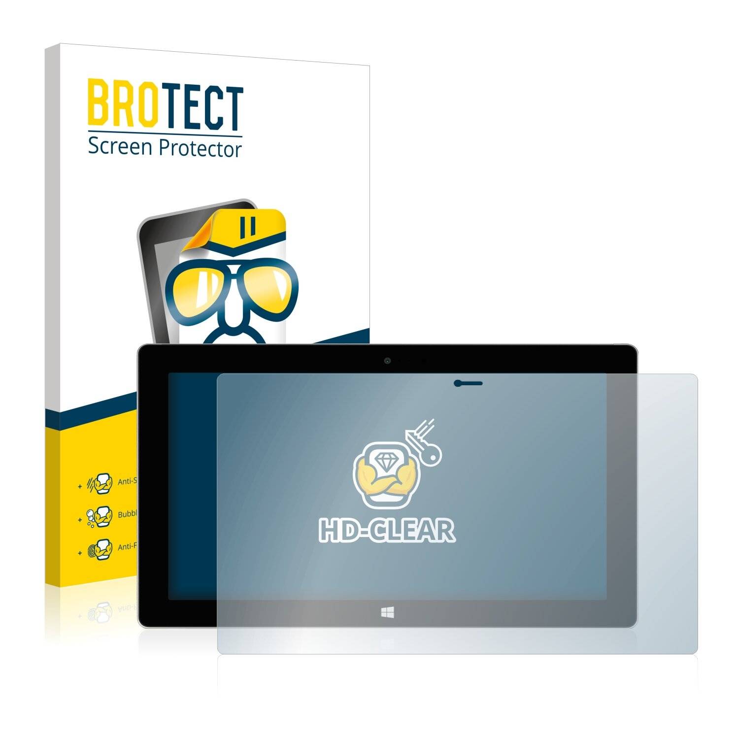 2x BROTECT HD-Clear Displayschutzfolie für Microsoft Surface