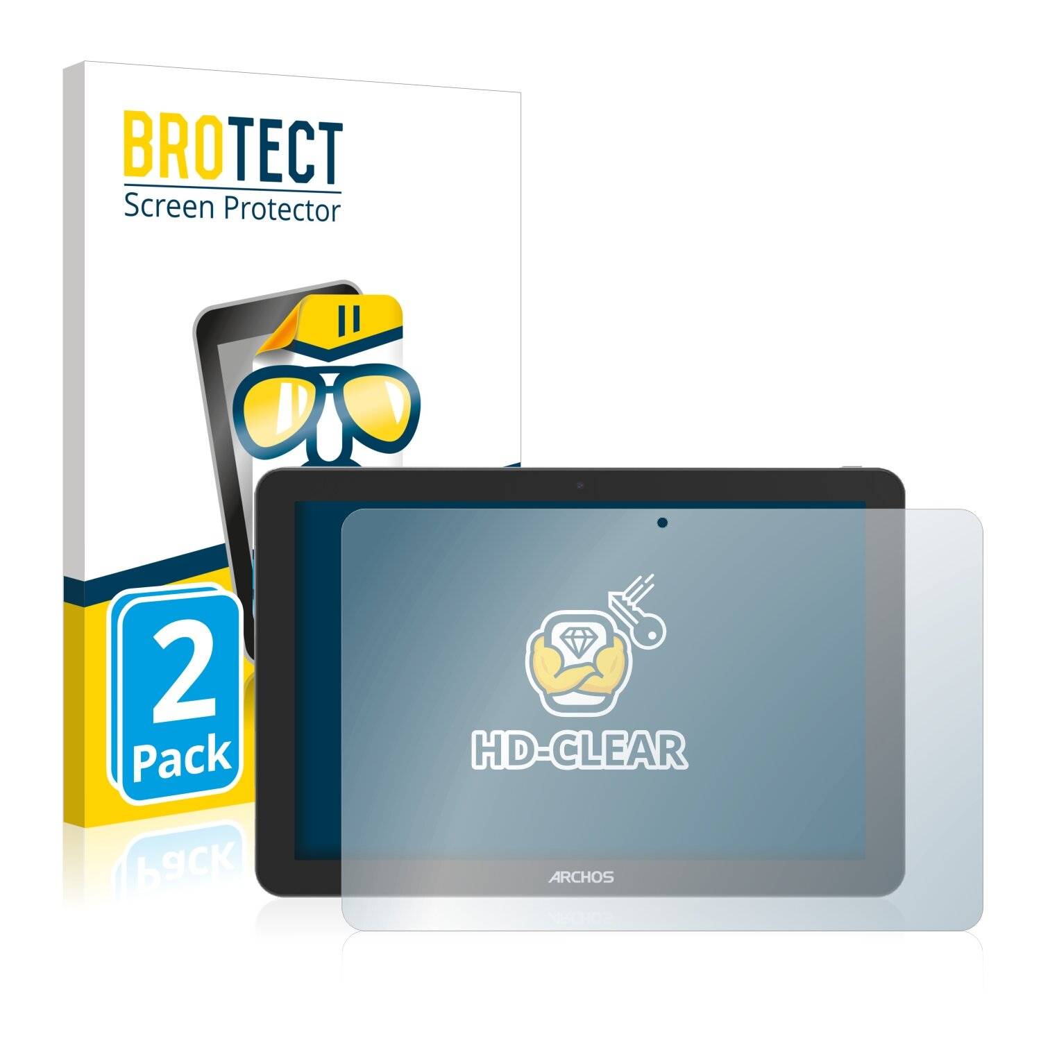 2x BROTECT HD-Clear Displayschutzfolie für Archos Core 101 3G