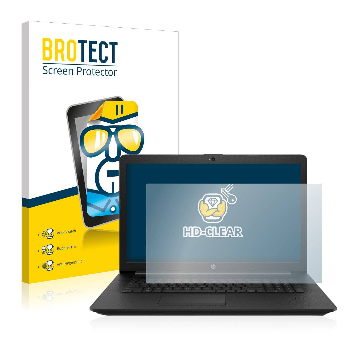 BROTECT HD-Clear Displayschutzfolie für HP Notebook