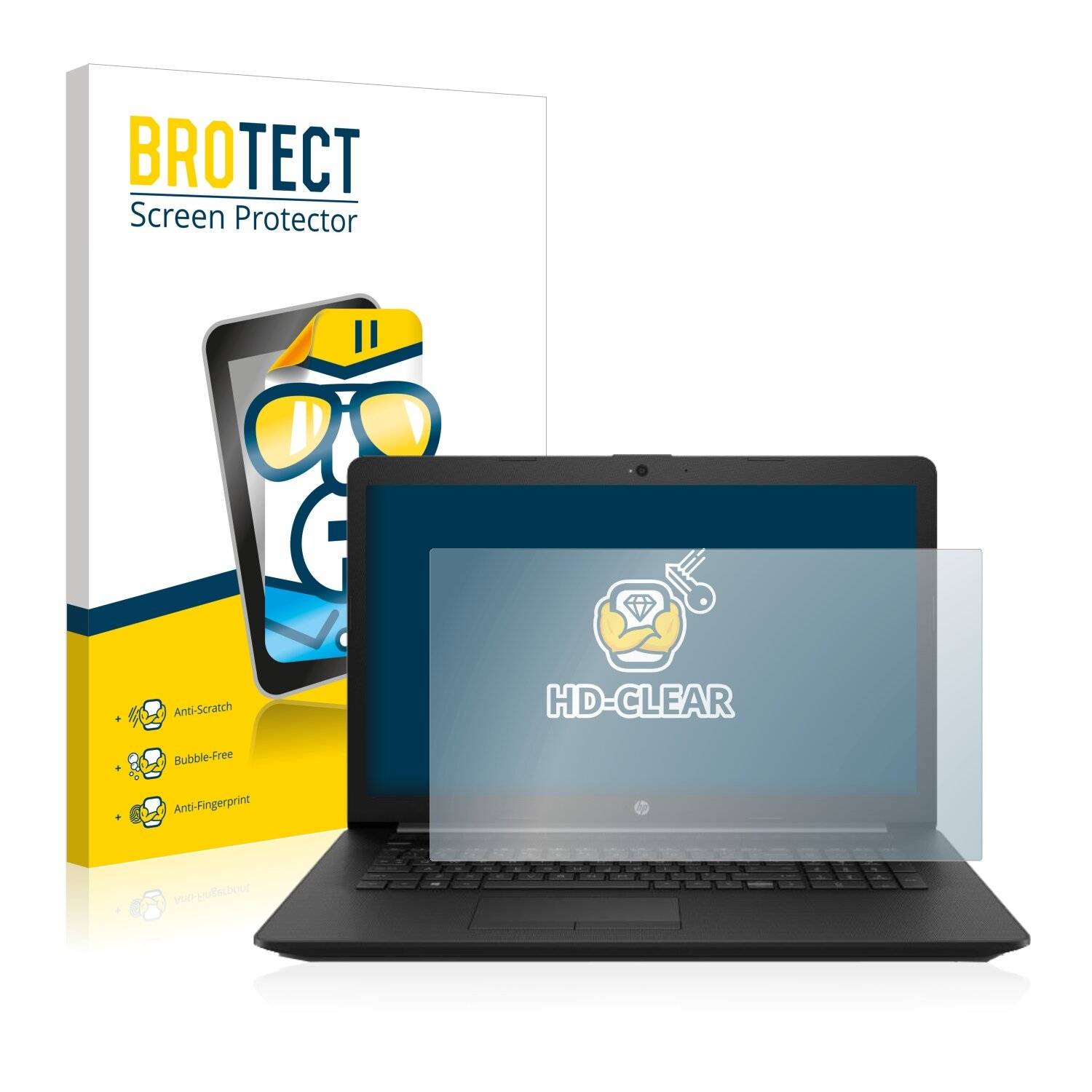 BROTECT HD-Clear Displayschutzfolie für HP Notebook