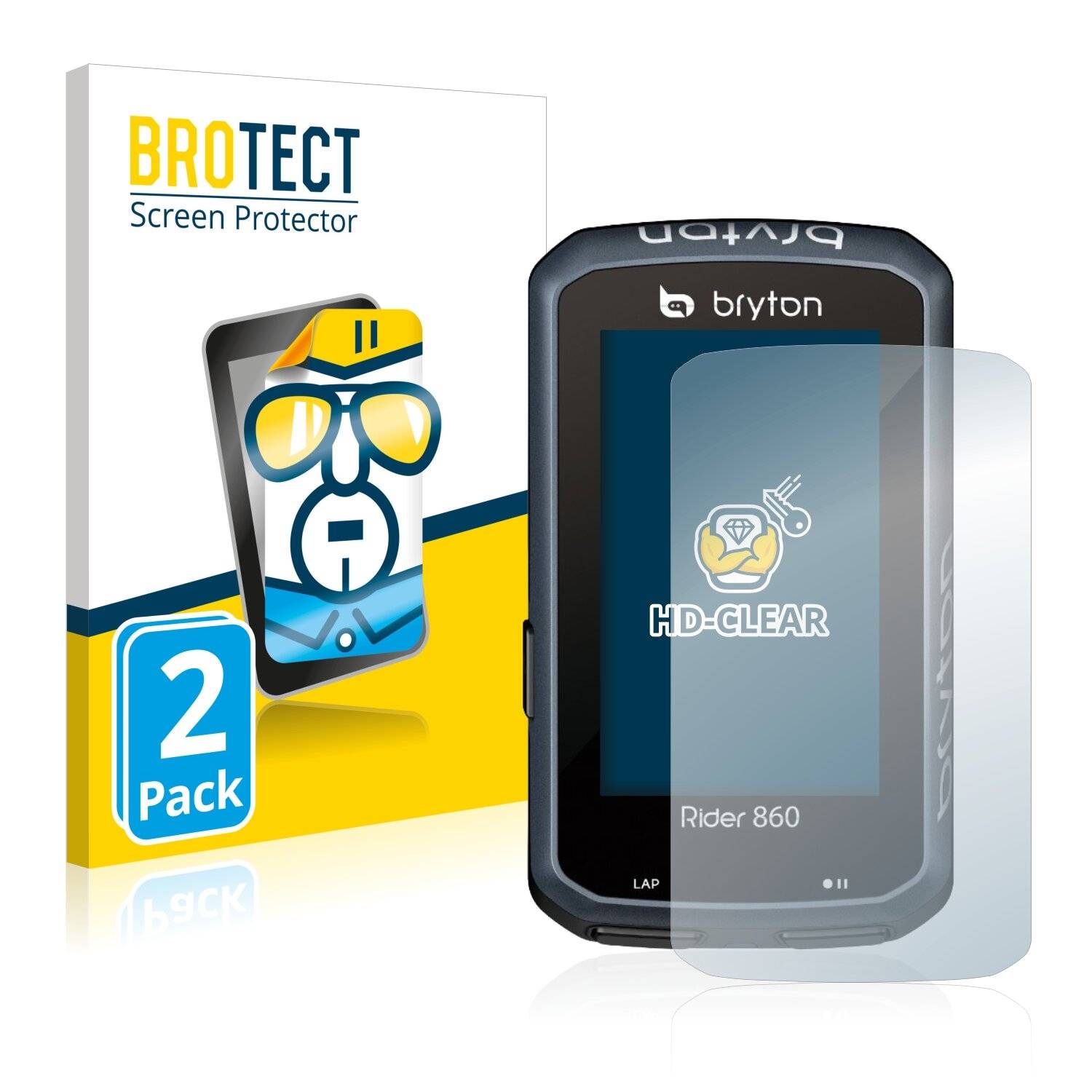 2x BROTECT HD-Clear Displayschutzfolie für Bryton Rider