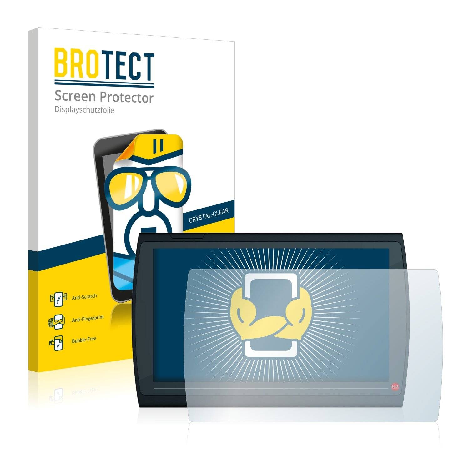 2x BROTECT HD-Clear Displayschutzfolie für Falk Neo 620