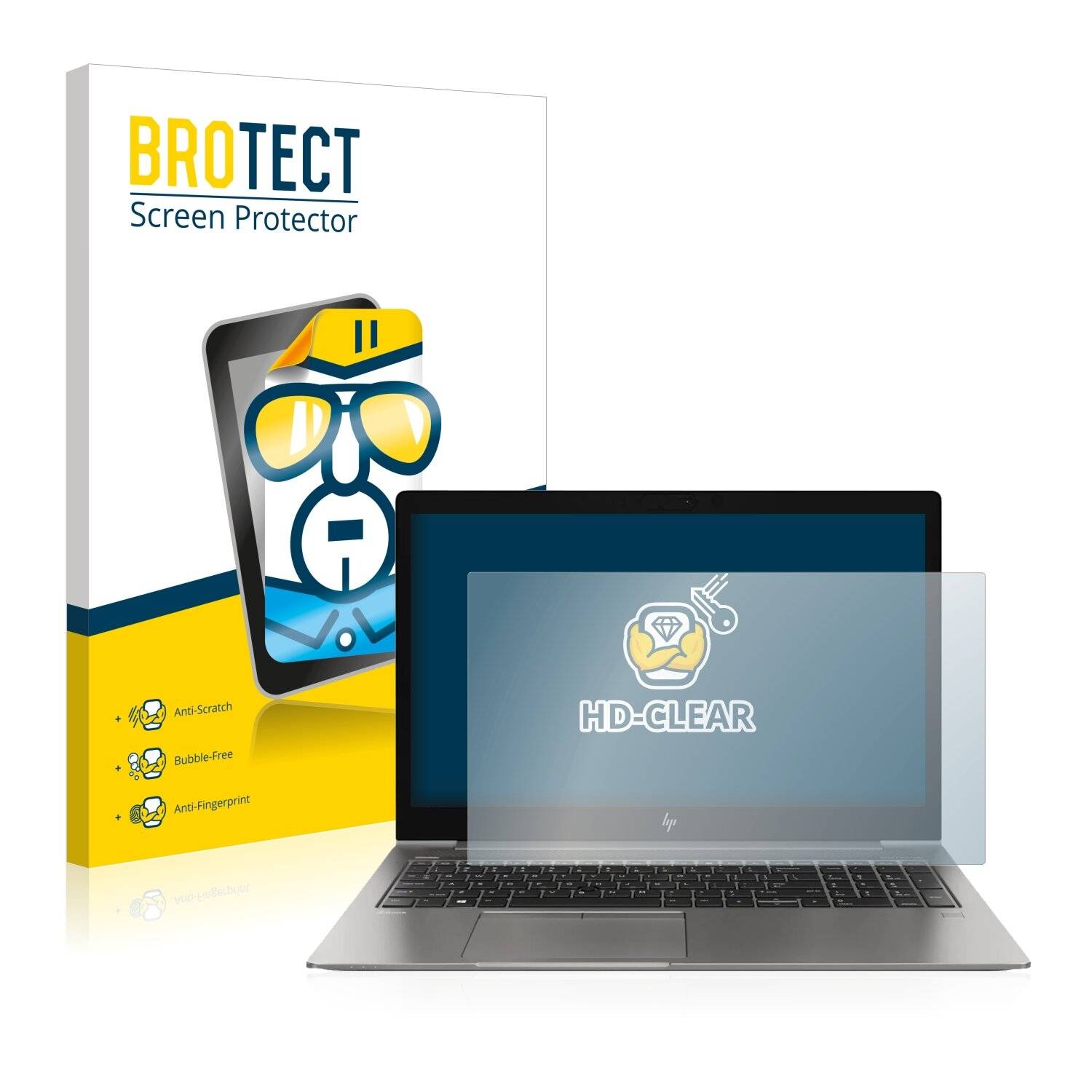 BROTECT HD-Clear Displayschutzfolie für HP ZBook 15u