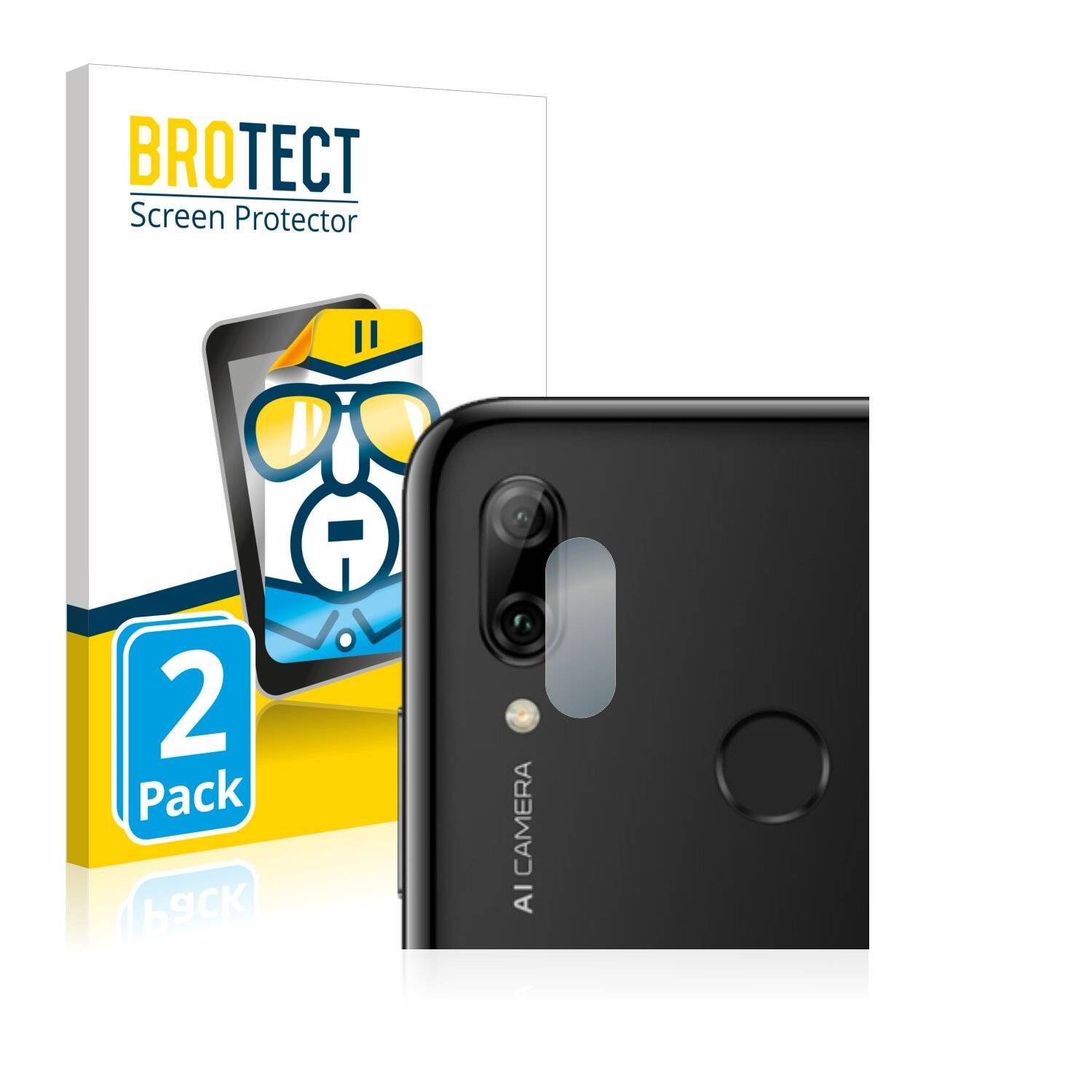 2x BROTECT HD-Clear Displayschutzfolie für Huawei P smart Pro 2019 (NUR