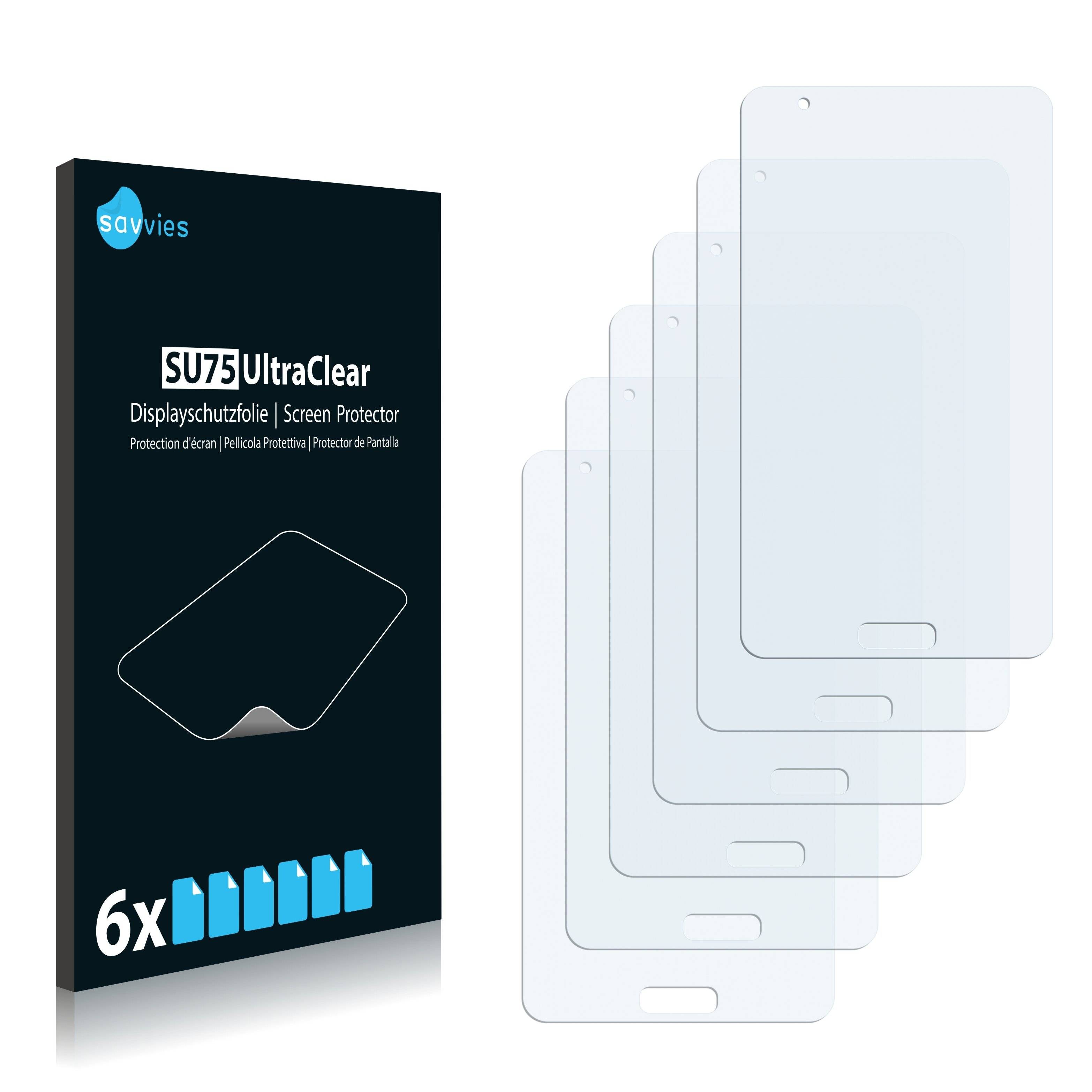6x Savvies SU75 Displayschutzfolie für Samsung Galaxy S WiFi 4.2