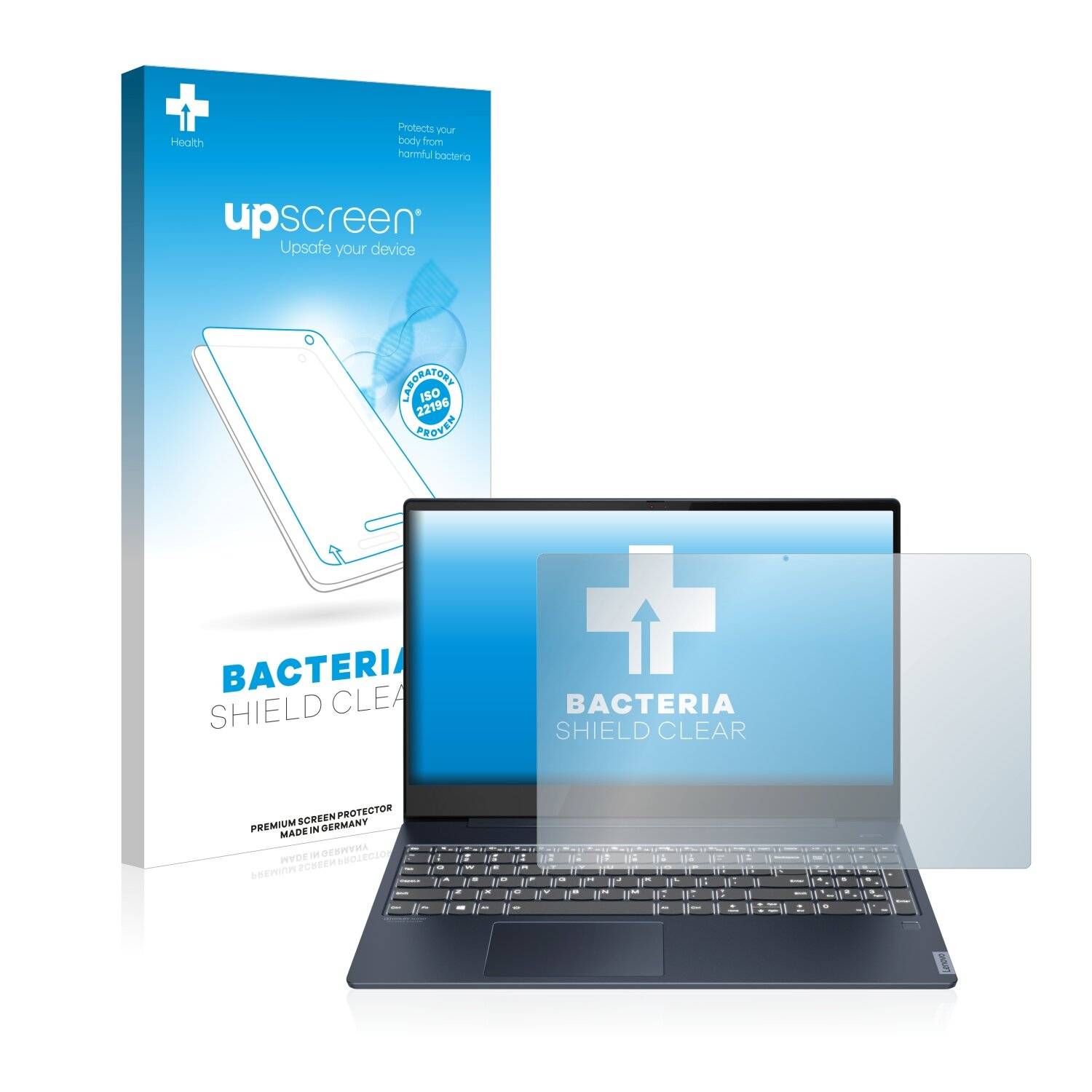 upscreen Bacteria Shield Clear Premium Antibakterielle Displayschutzfolie für Lenovo IdeaPad