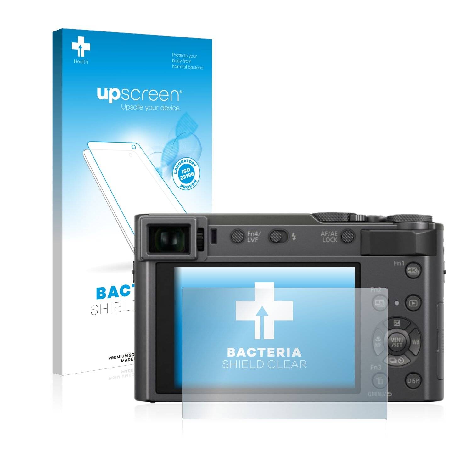 upscreen Bacteria Shield Clear Premium Antibakterielle Displayschutzfolie für Panasonic