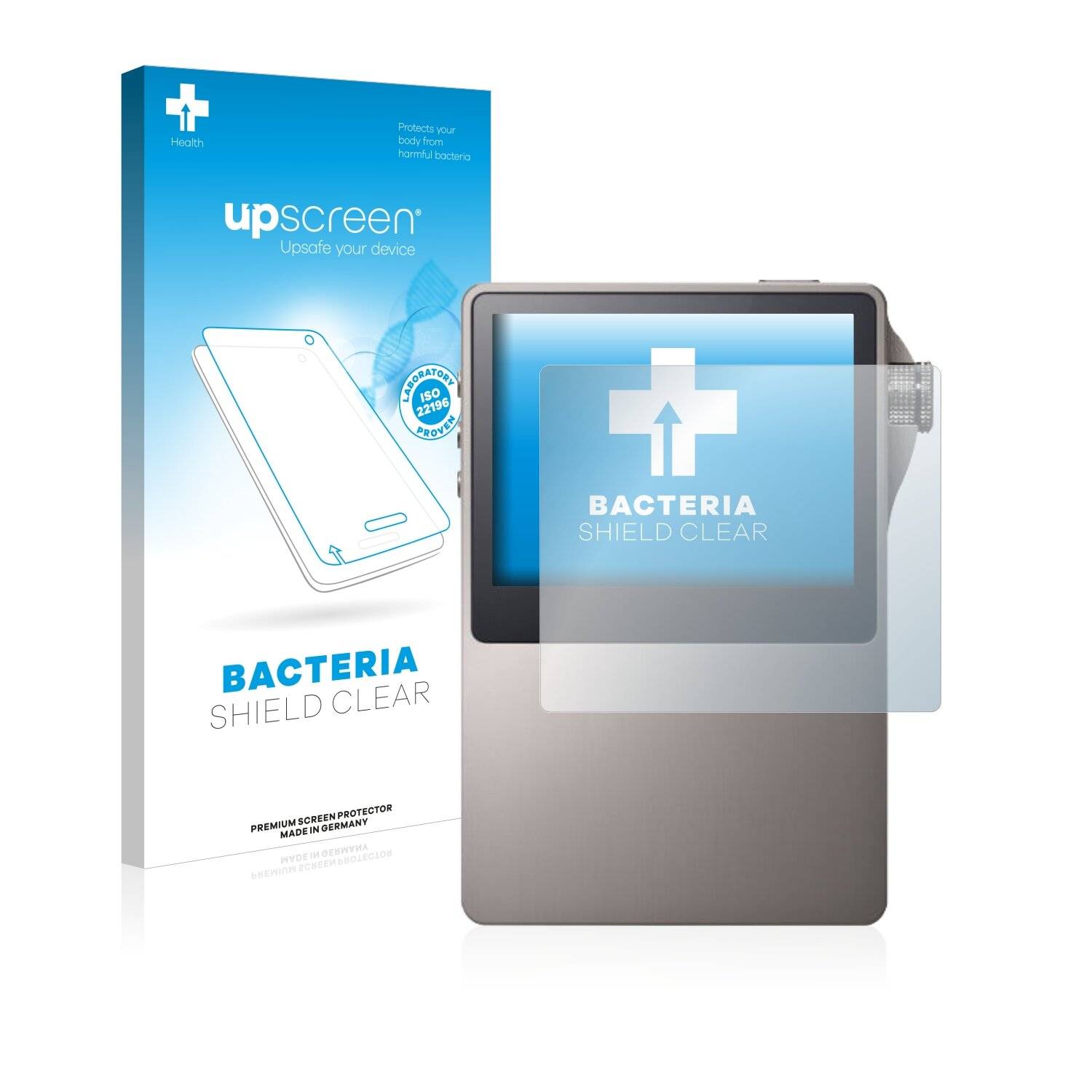 upscreen Bacteria Shield Clear Premium Antibakterielle Displayschutzfolie für Astell&Kern