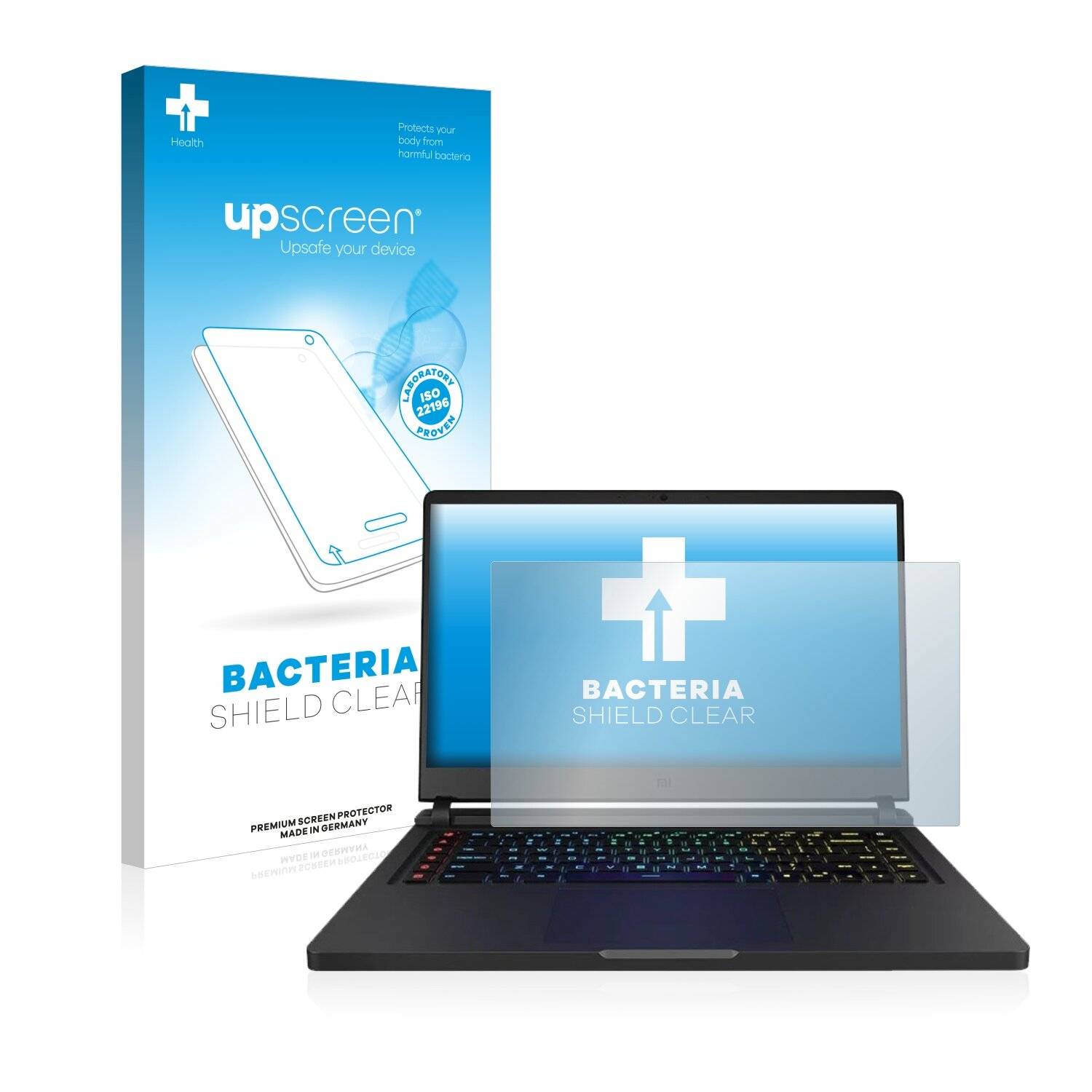 upscreen Bacteria Shield Clear Premium Antibakterielle Displayschutzfolie für Xiaomi Mi