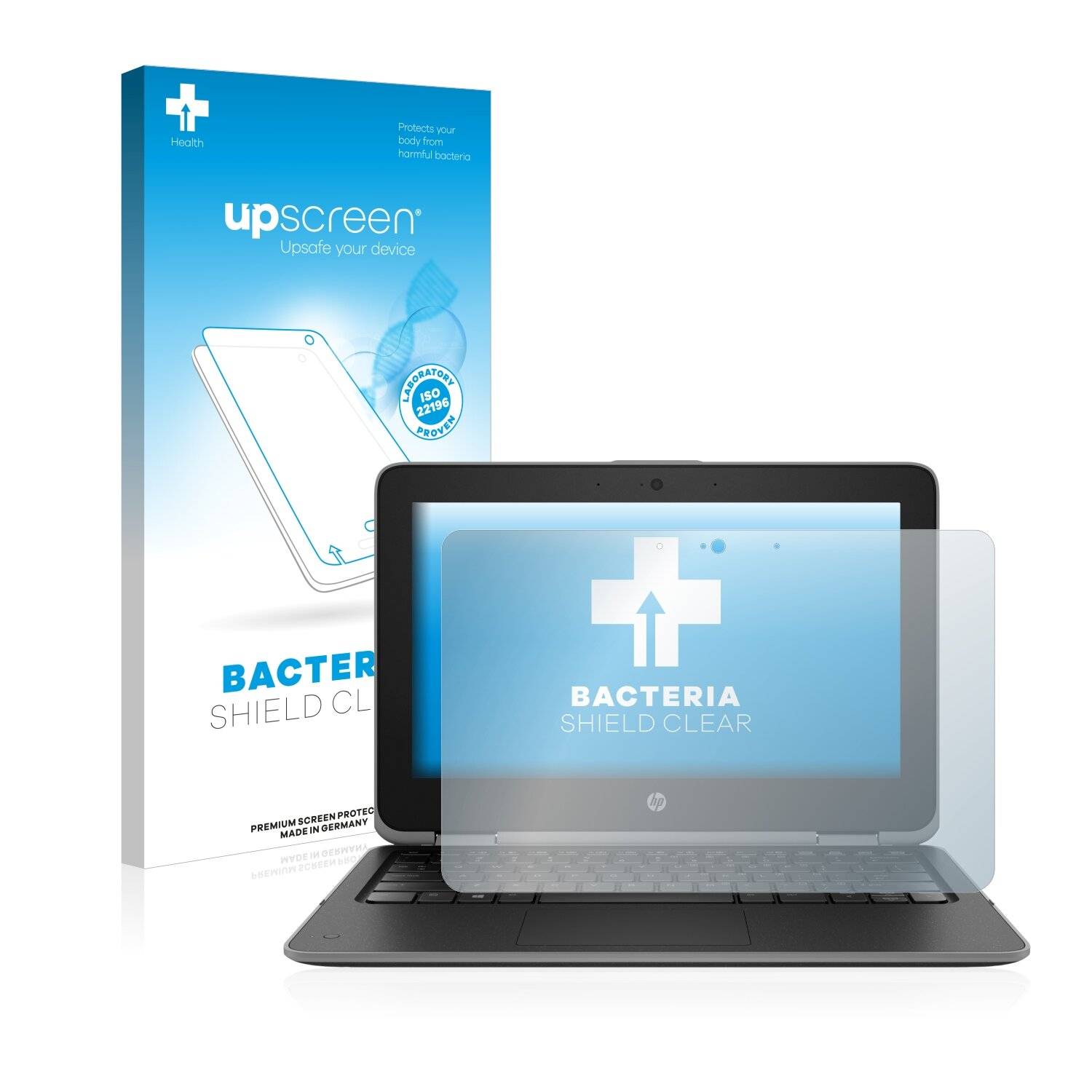 upscreen Bacteria Shield Clear Premium Antibakterielle Displayschutzfolie für HP ProBook
