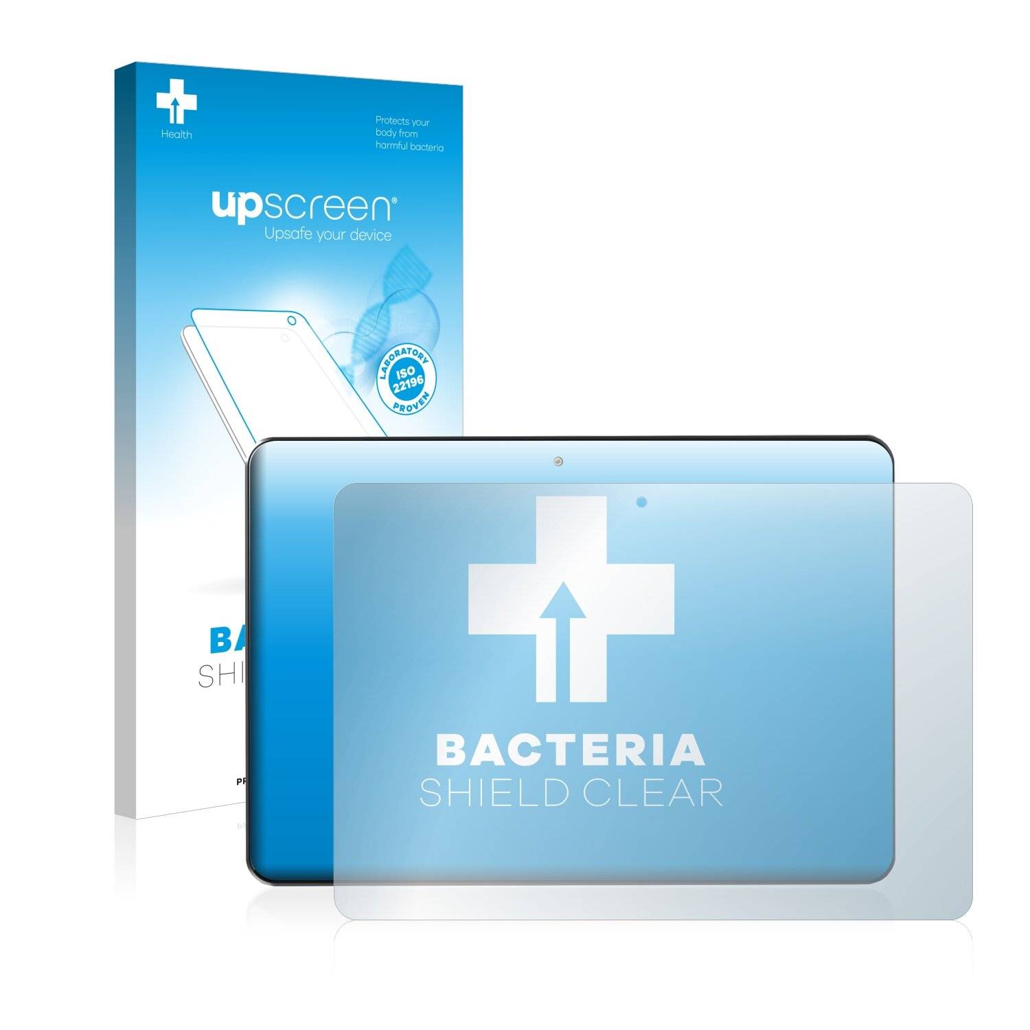 upscreen Bacteria Shield Clear Premium Antibakterielle Displayschutzfolie für GoClever