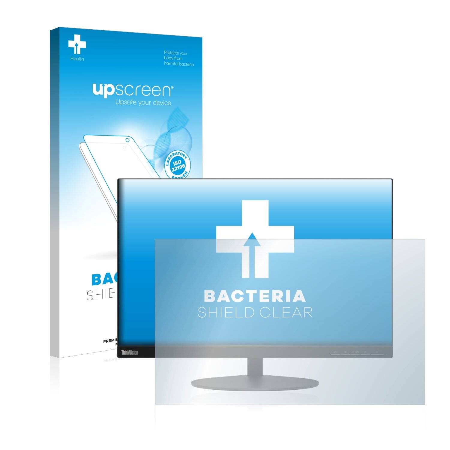 upscreen Bacteria Shield Clear Premium Antibakterielle Displayschutzfolie für Lenovo