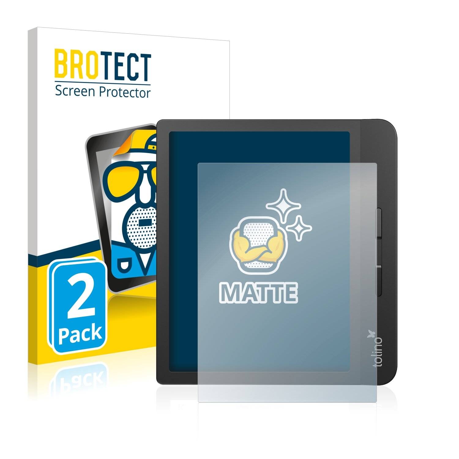 2x BROTECT Matte Displayschutzfolie für Tolino Vision 5 - Entspiegelt,