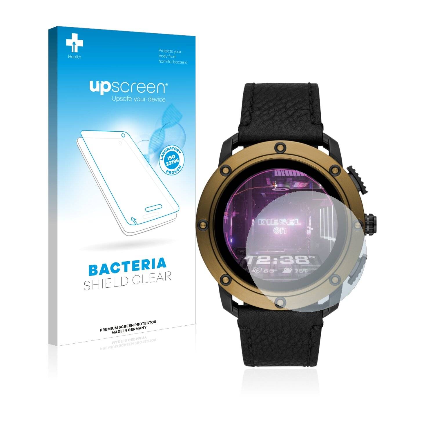 upscreen Bacteria Shield Clear Premium Antibakterielle Displayschutzfolie für Diesel On