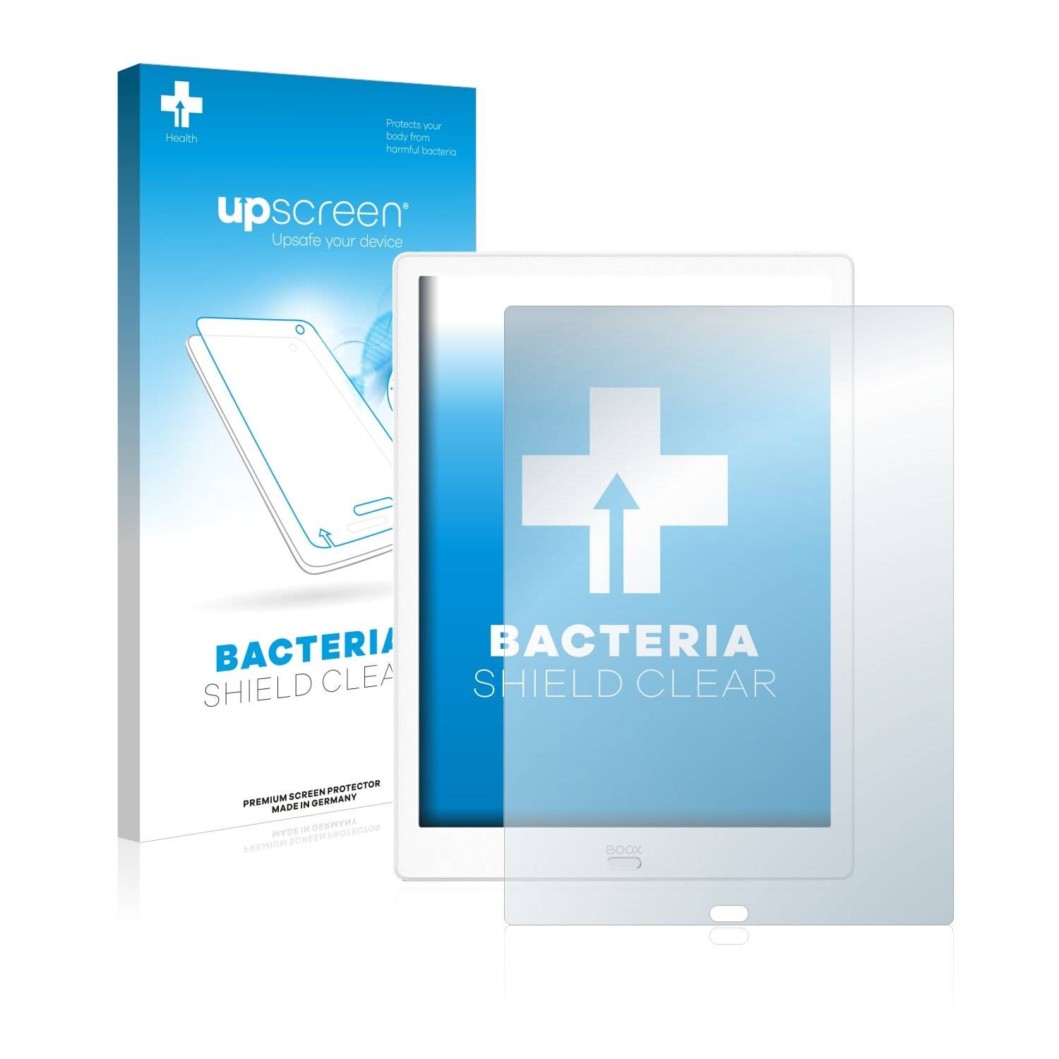 upscreen Bacteria Shield Clear Premium Antibakterielle Displayschutzfolie für Onyx Boox Max