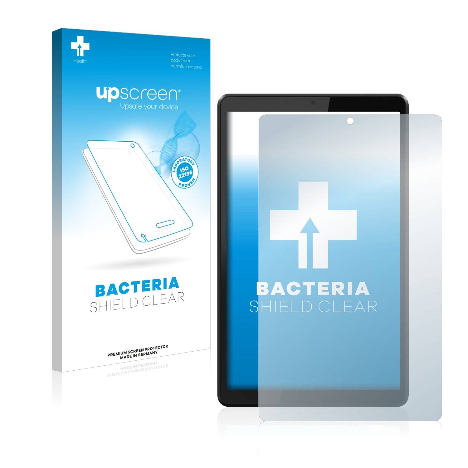 upscreen Bacteria Shield Clear Premium Antibakterielle Displayschutzfolie für Lenovo Tab