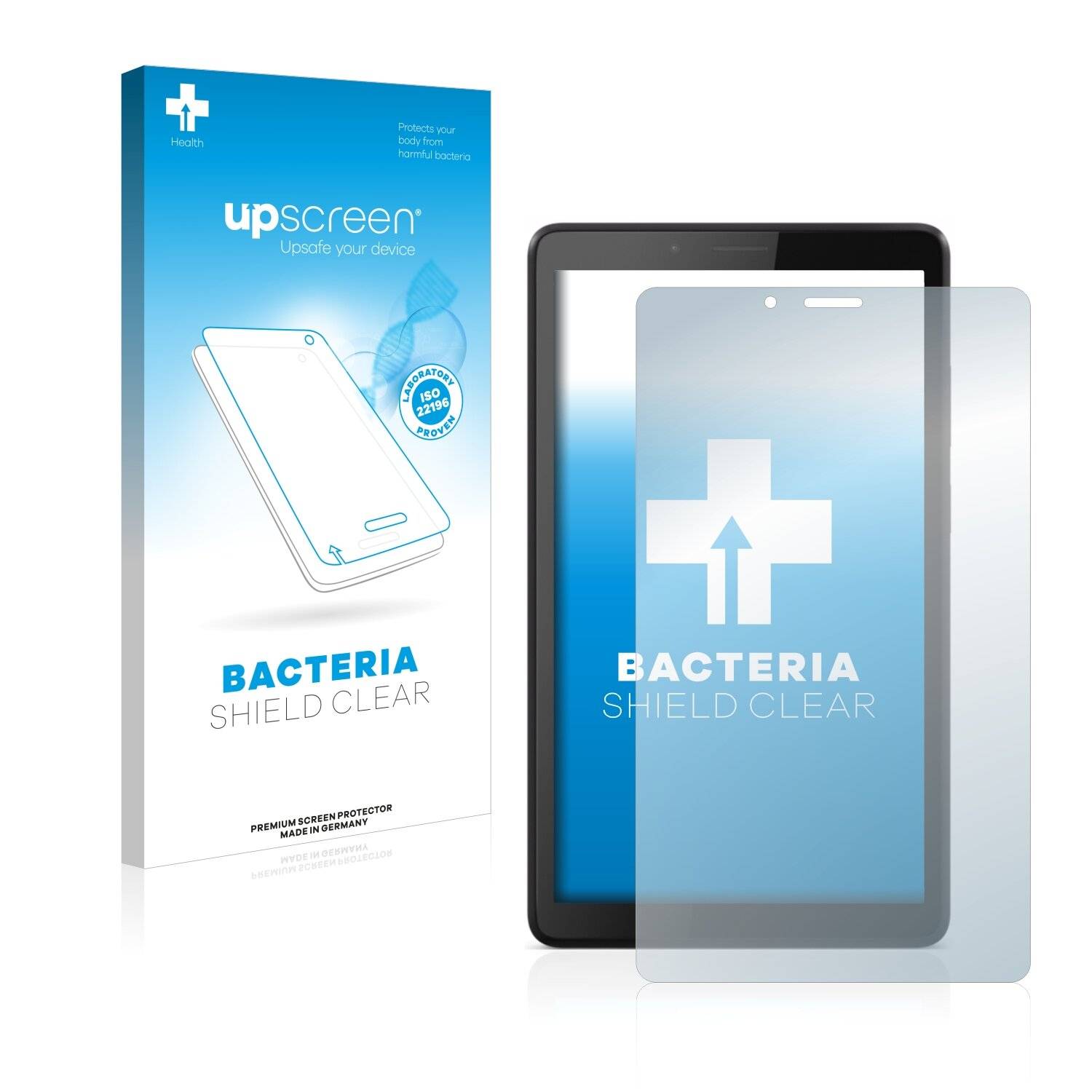 upscreen Bacteria Shield Clear Premium Antibakterielle Displayschutzfolie für Lenovo Tab