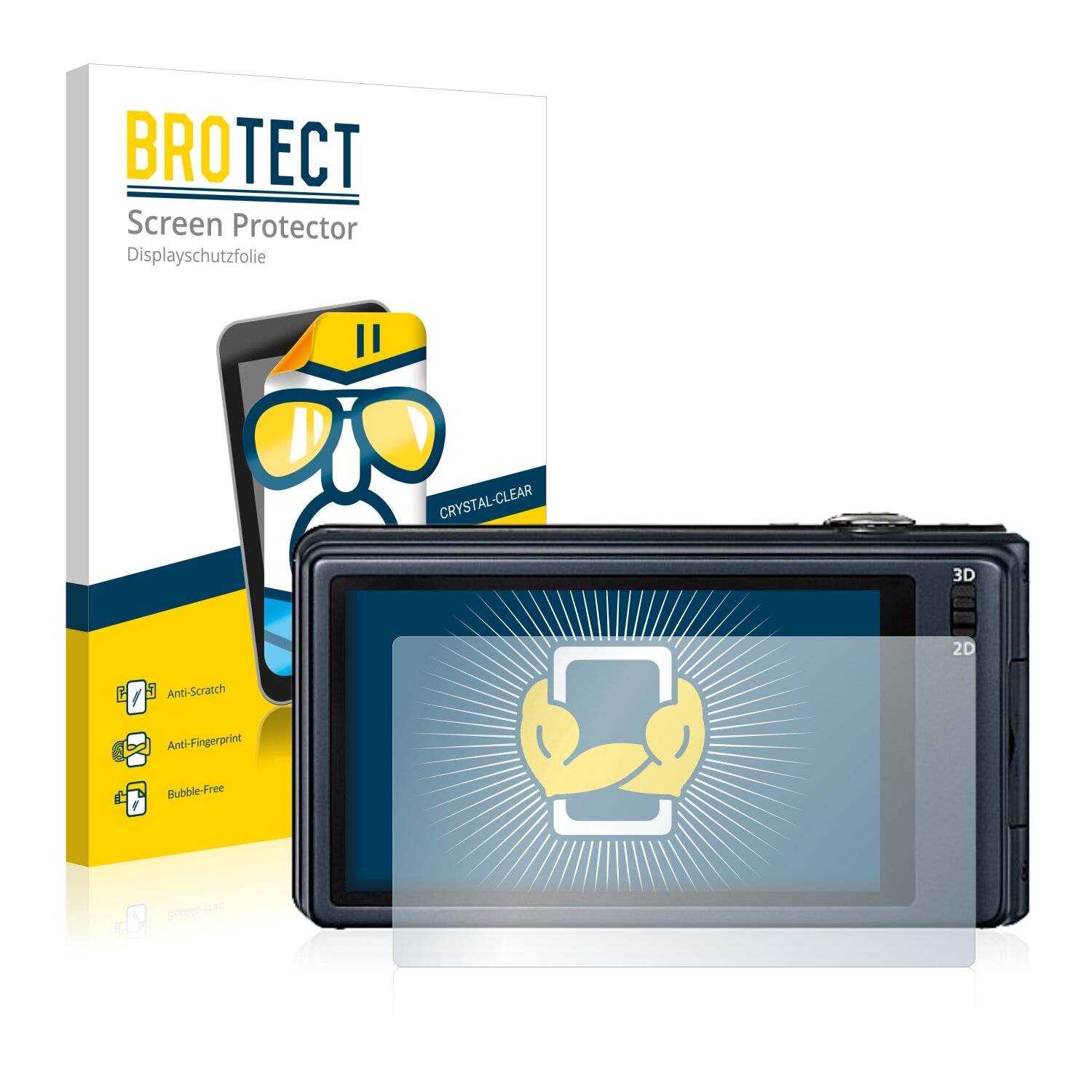 2x BROTECT HD-Clear Displayschutzfolie für Panasonic Lumix