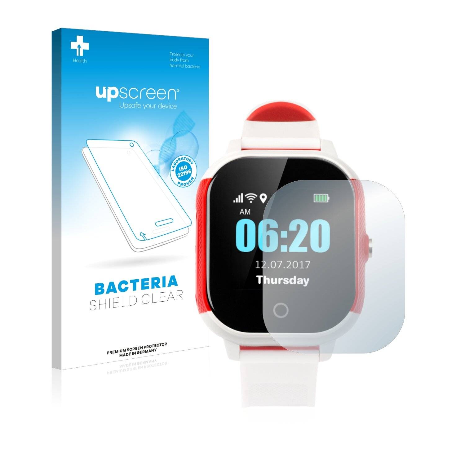 upscreen Bacteria Shield Clear Premium Antibakterielle Displayschutzfolie für Belio