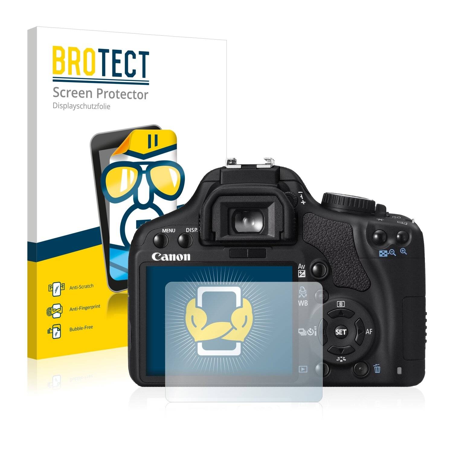 2x BROTECT HD-Clear Displayschutzfolie für Canon EOS