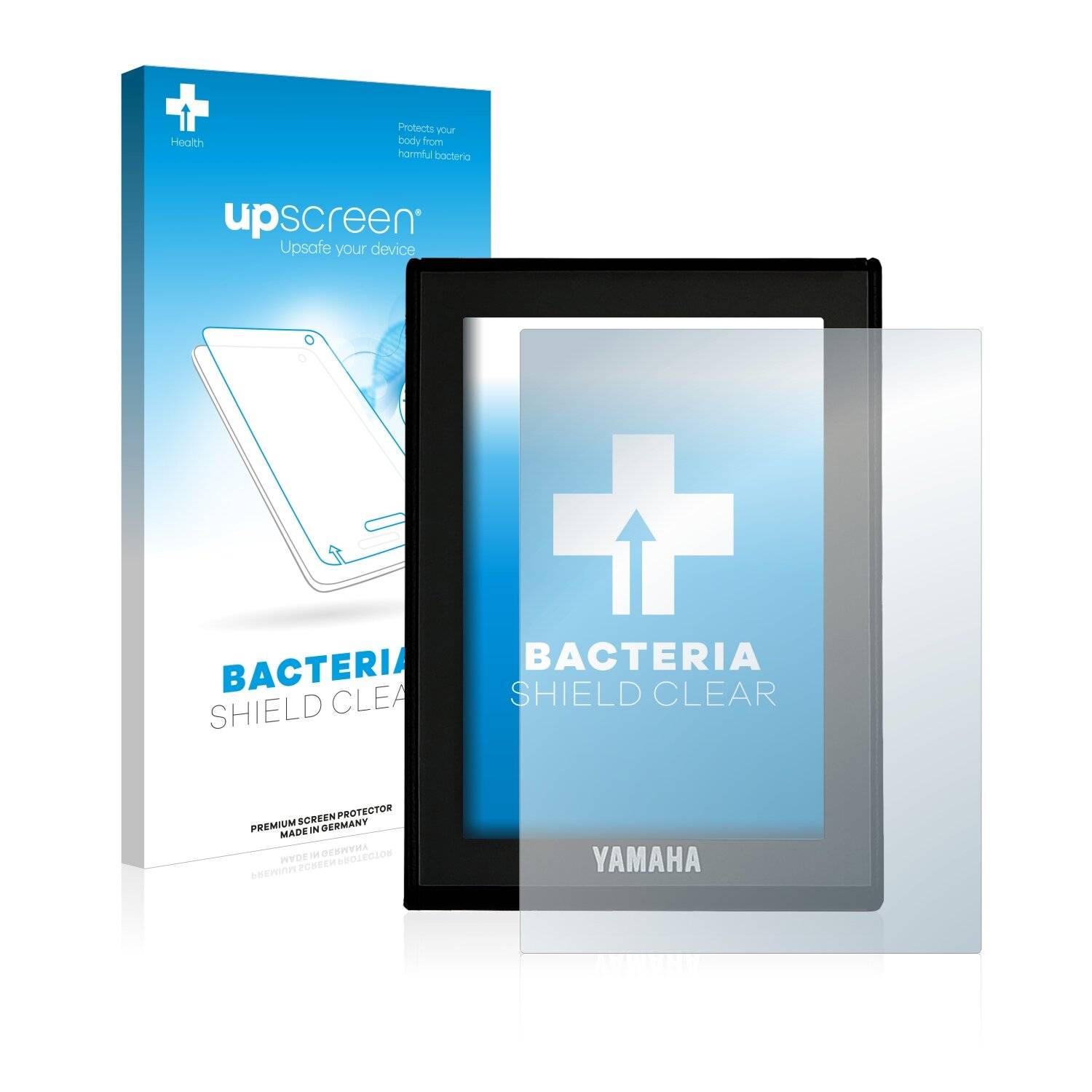 upscreen Bacteria Shield Clear Premium Antibakterielle Displayschutzfolie für Yamaha LCD